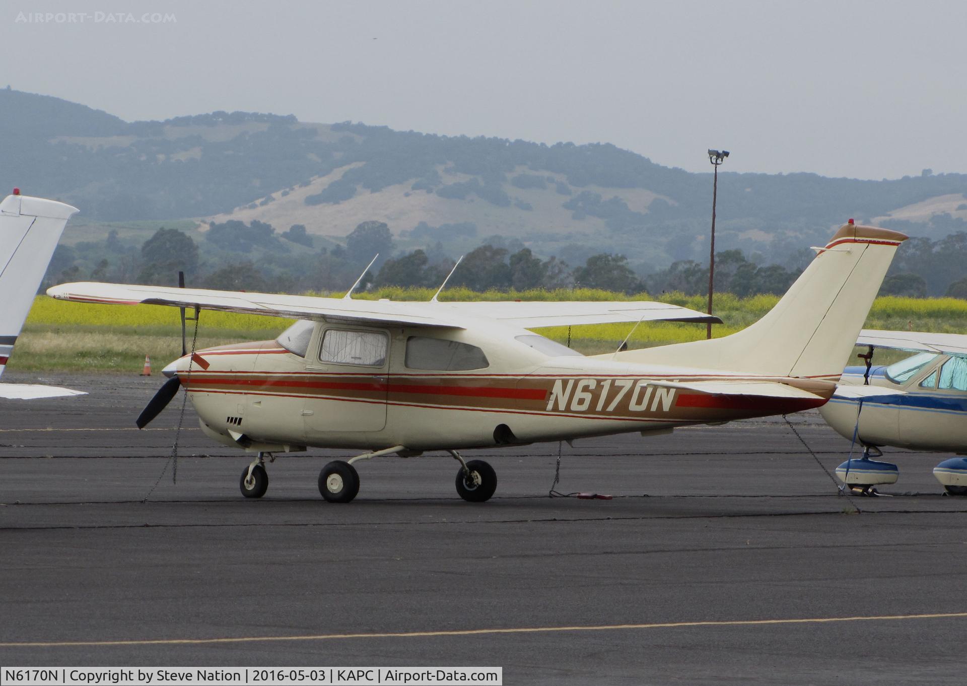 N6170N, 1978 Cessna T210M Turbo Centurion C/N 21062941, Salinas, CA-based 1978 Cessna T210M Turbo Centurion visiting @ Napa County Airport, CA