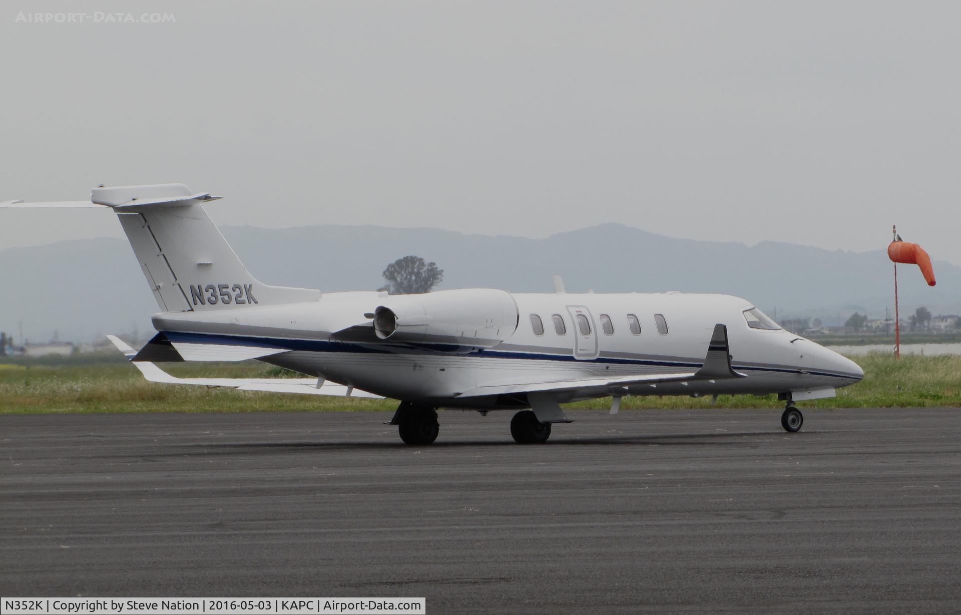 N352K, Learjet Inc 45 C/N 215, Kiewit Infrastructure Engineers 2006 Learjet 45 leaving for Omaha, NB@ Napa County Airport, CA