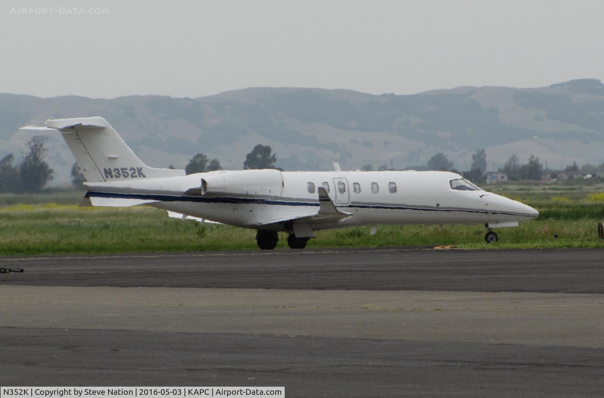 N352K, Learjet Inc 45 C/N 215, Kiewit Infrastructure Engineers 2006 Learjet 45 leaving for Omaha, NB@ Napa County Airport, CA
