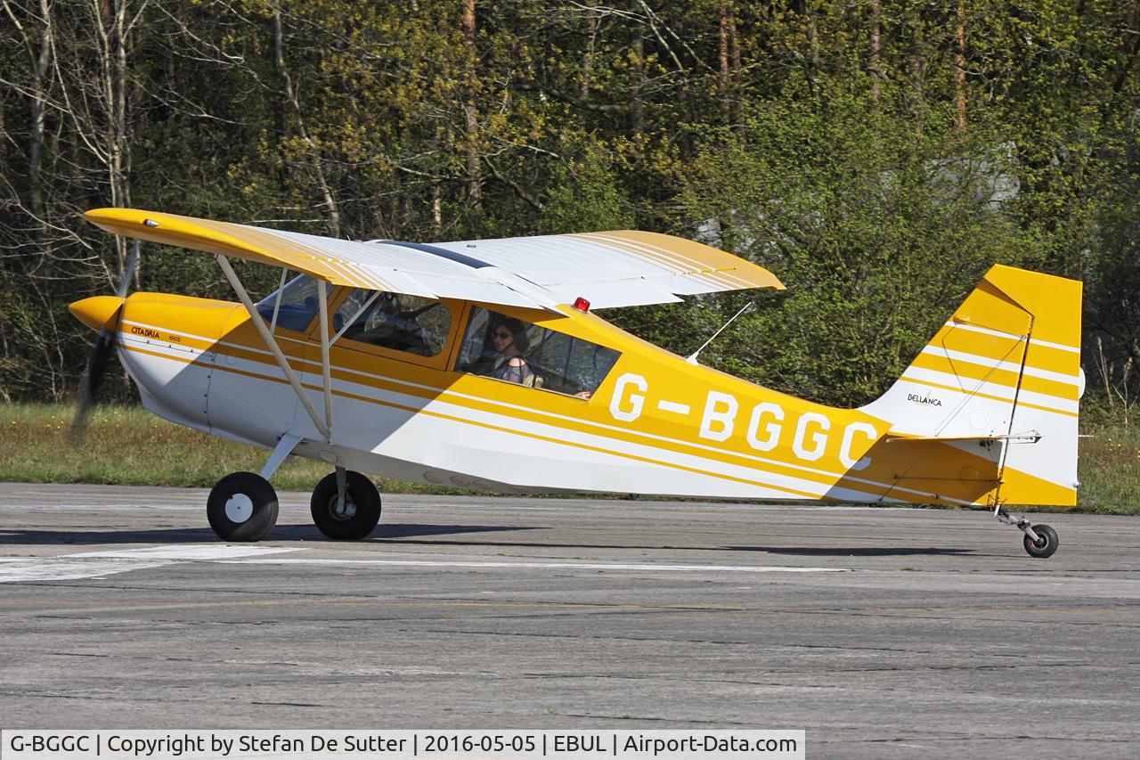 G-BGGC, 1979 Bellanca 7GCBC C/N 1106-79, Visiting the precision landing contest @ EBUL.