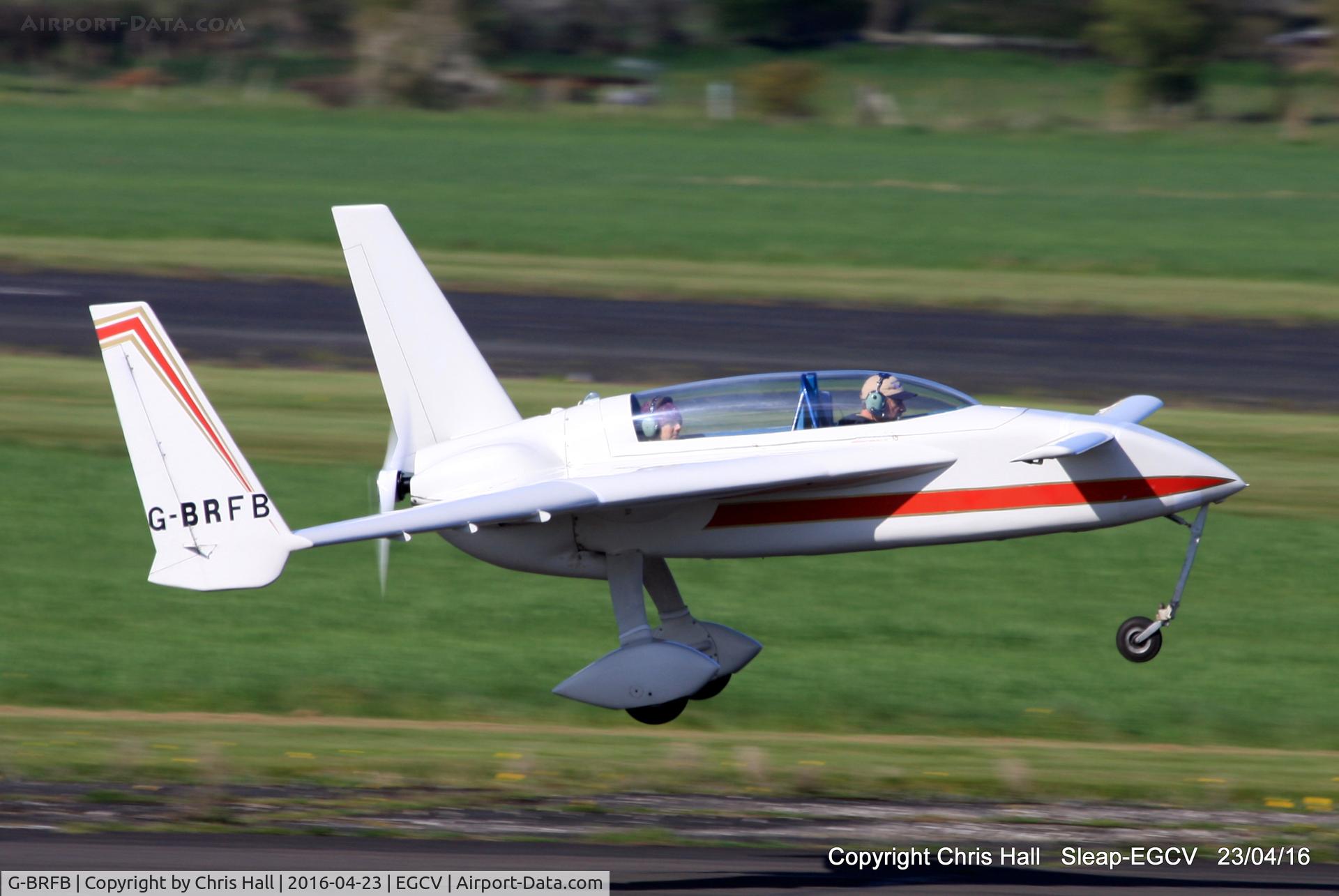 G-BRFB, 1989 Rutan Long-EZ C/N PFA 074A-10646, at Sleap