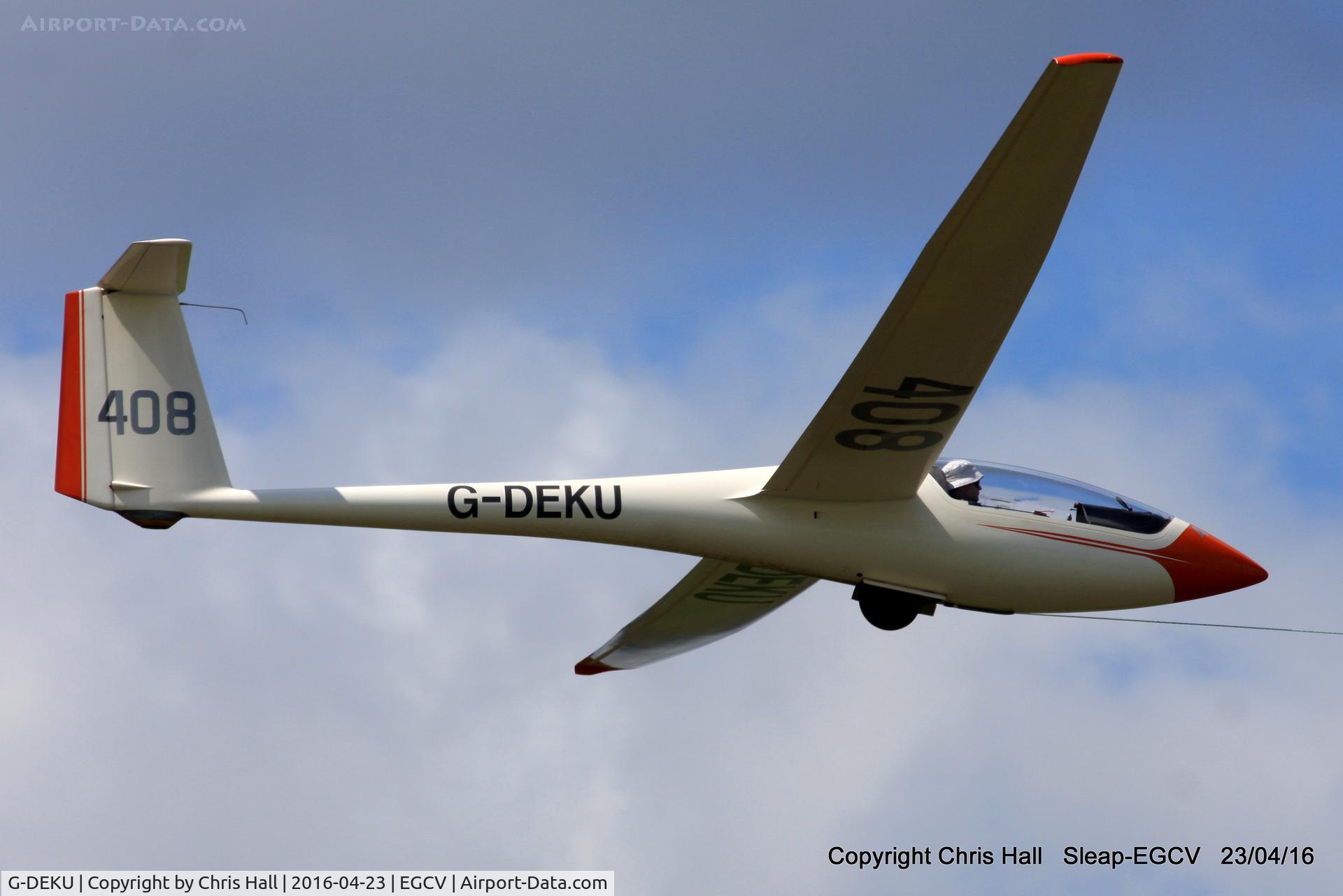G-DEKU, 1980 Schleicher ASW 20 L C/N 20384, at Sleap