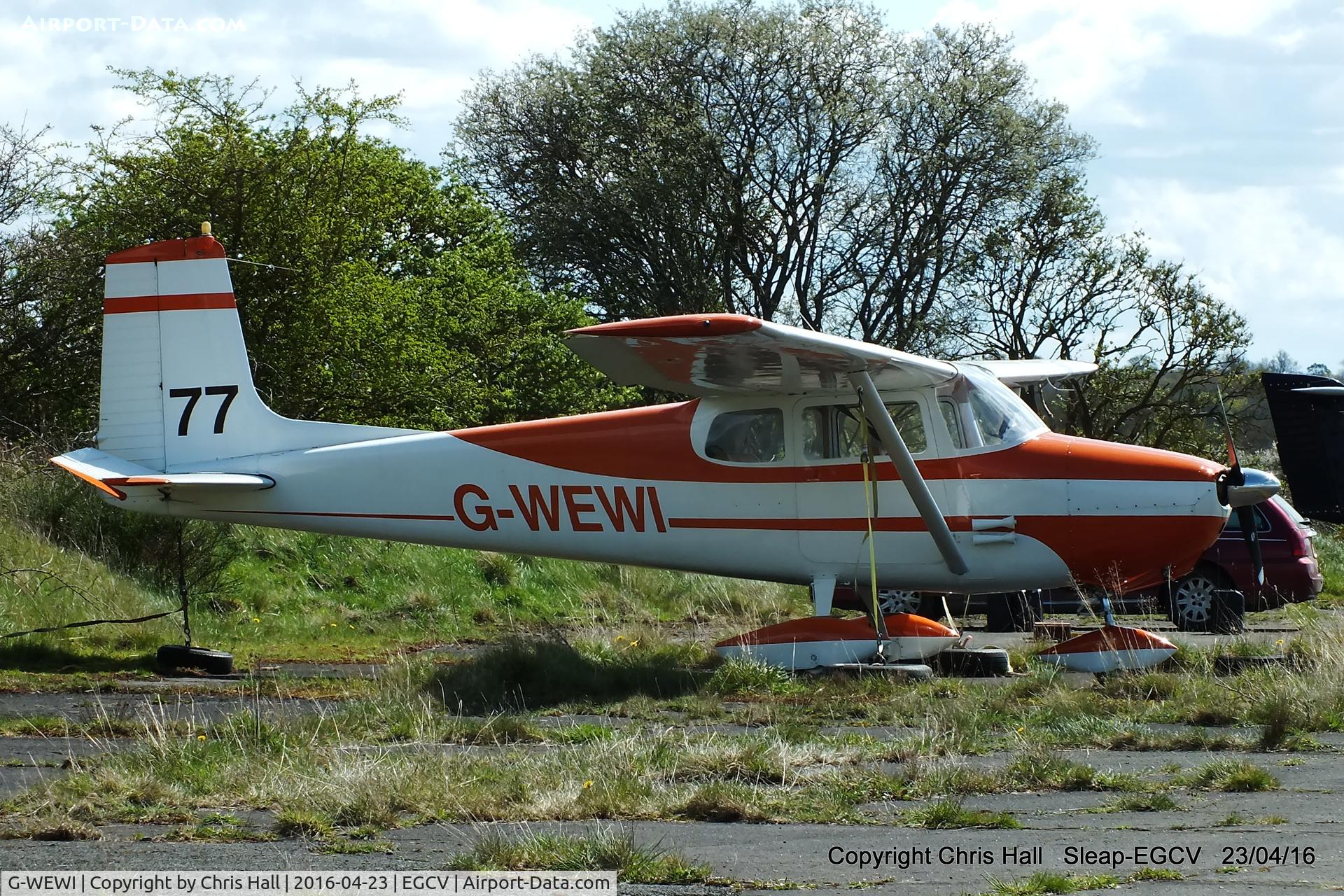 G-WEWI, 1959 Cessna 172 C/N 46555, at Sleap