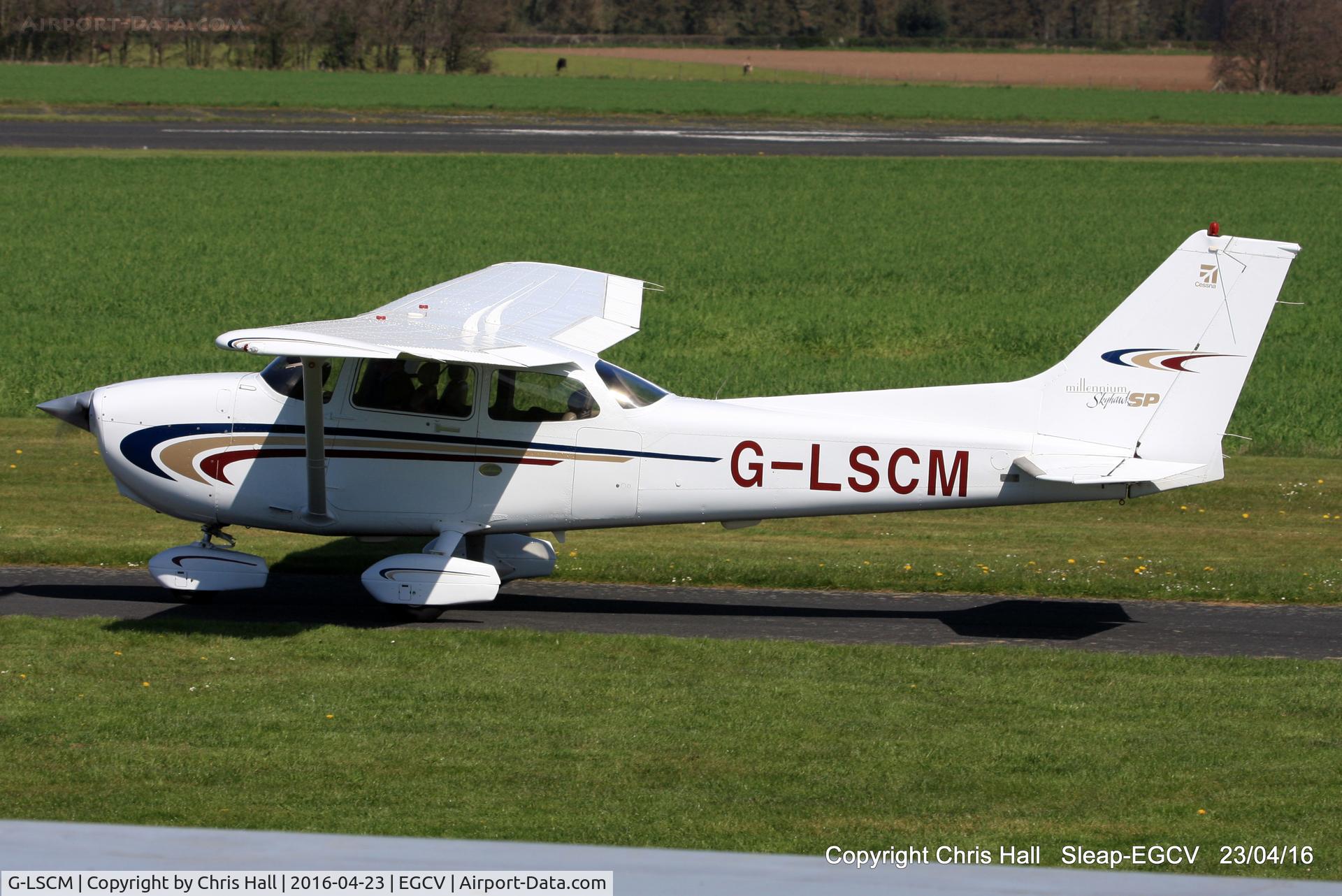 G-LSCM, 2000 Cessna 172S Skyhawk SP C/N 172S-8445, at Sleap