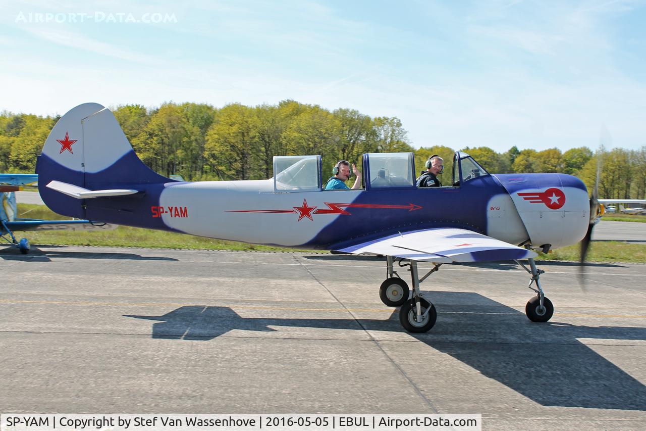 SP-YAM, 1982 Bacau Yak-52 C/N 822203, Visitor of the precision landing contest EBUL.
