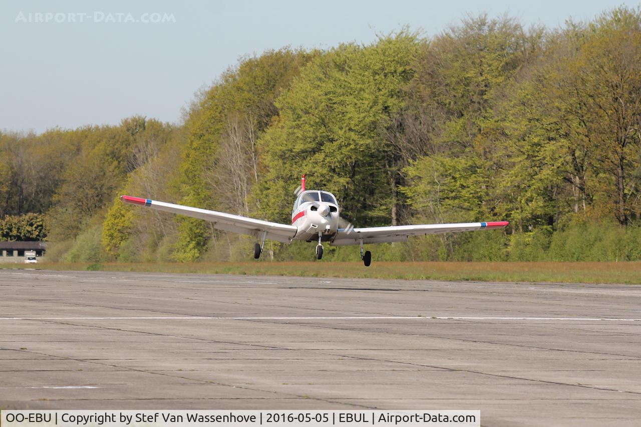 OO-EBU, 1989 Piper PA-28-161 Cadet C/N 2841246, Participant of the precision landing contest EBUL.