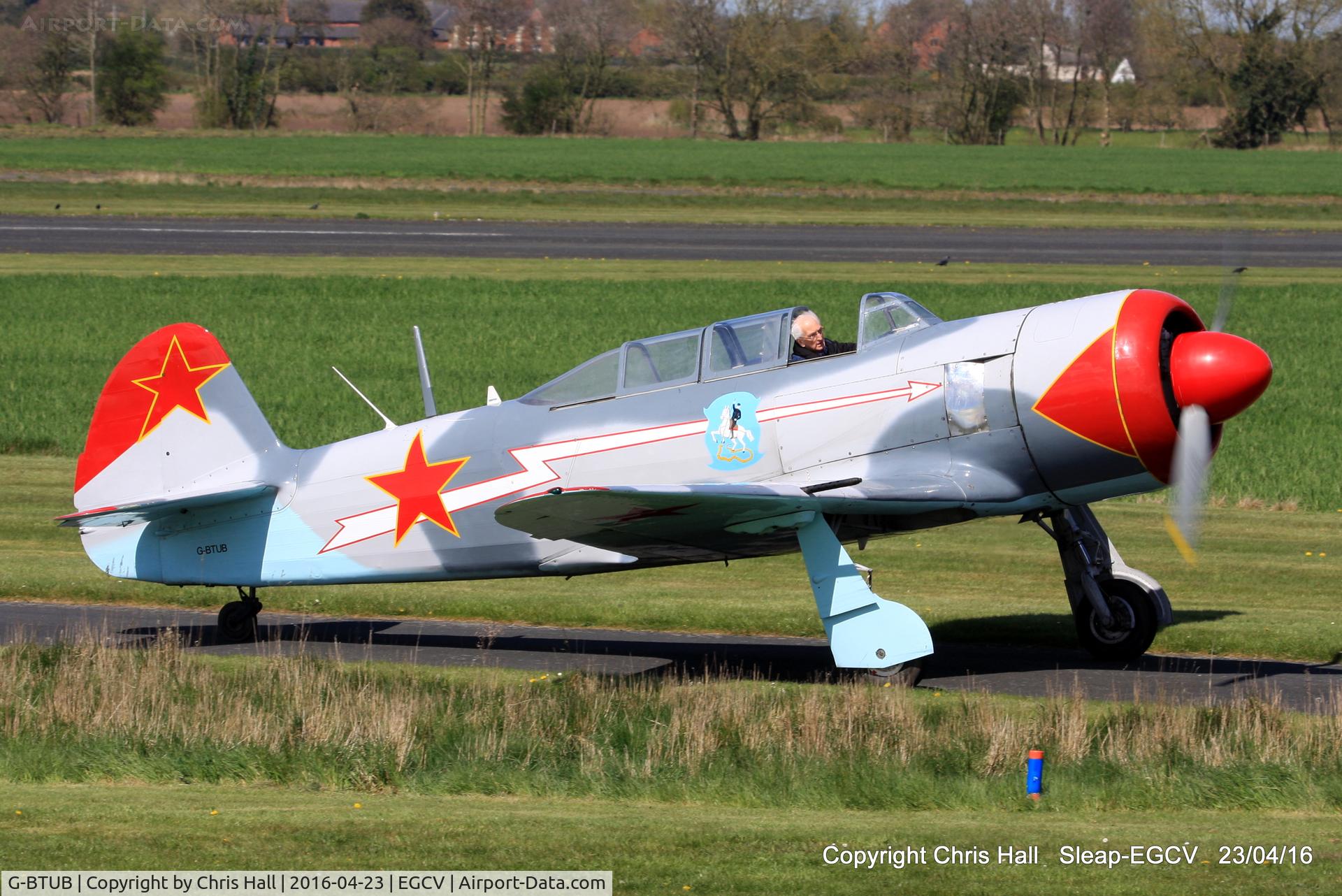 G-BTUB, 1956 Let C-11 (Yak-11) C/N 172623, at Sleap