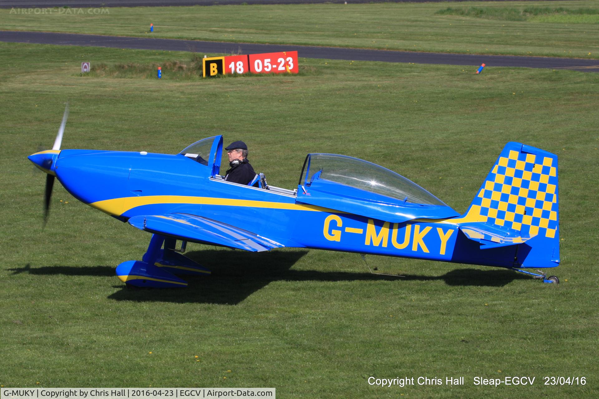 G-MUKY, 2010 Vans RV- 8 C/N LAA-303-14998, at Sleap