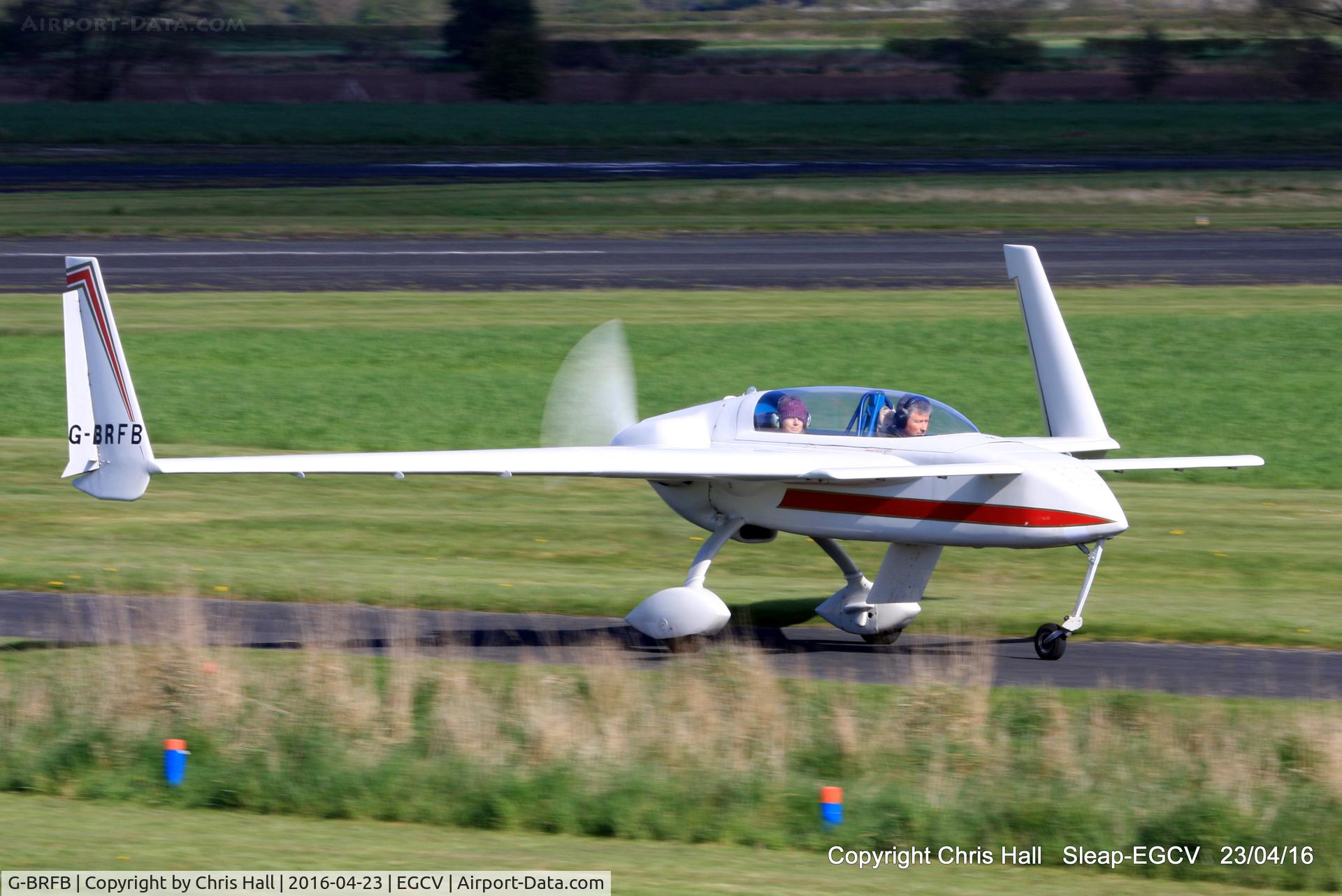 G-BRFB, 1989 Rutan Long-EZ C/N PFA 074A-10646, at Sleap