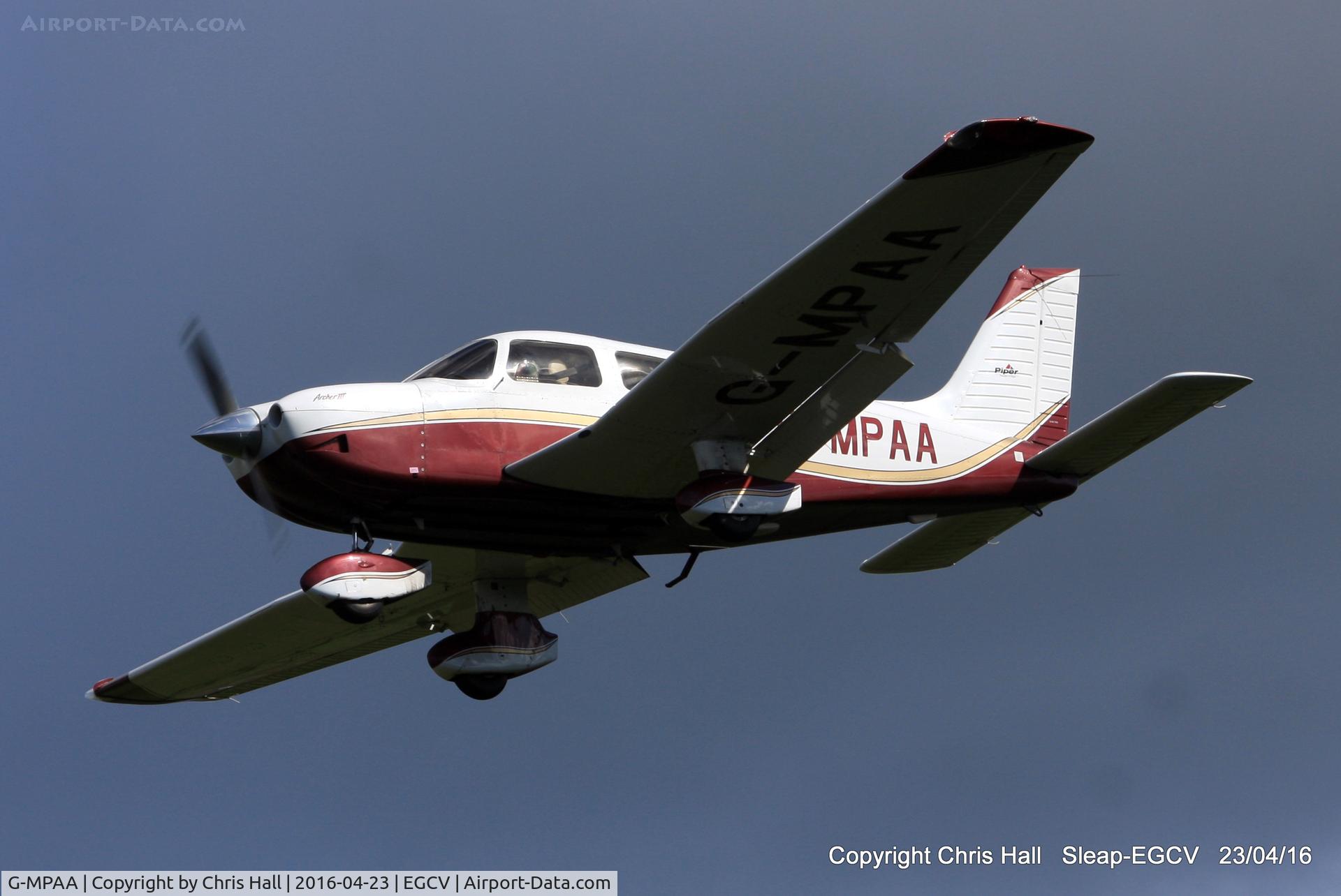 G-MPAA, 2002 Piper PA-28-181 Cherokee Archer III C/N 2843539, at Sleap