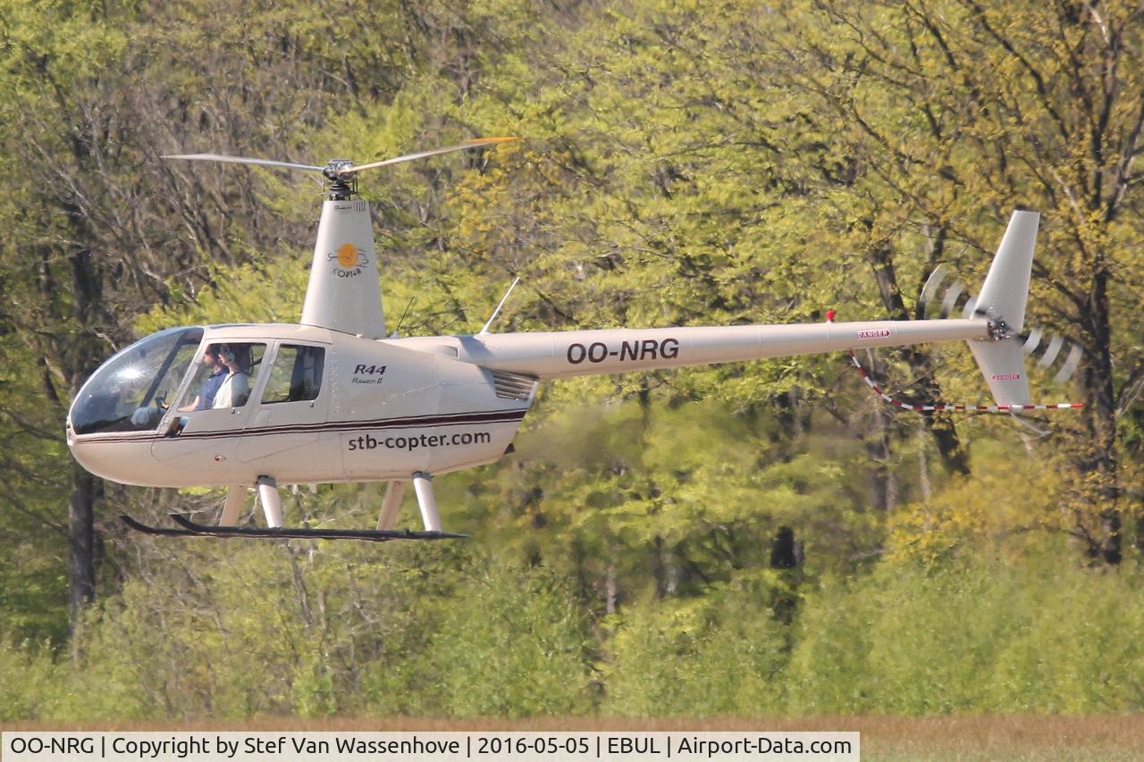 OO-NRG, 2007 Robinson R44 Raven II C/N 11664, Visitor of the precision landing contest EBUL.
