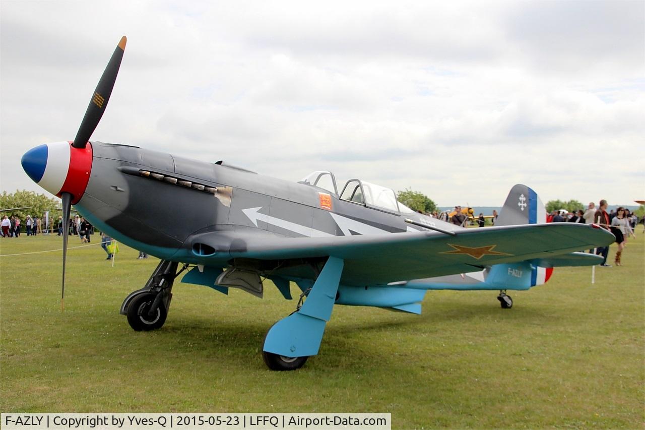 F-AZLY, Yakovlev Yak-3U C/N 172890, Yakovlev Yak-3U, Static display, La Ferté-Alais airfield (LFFQ) Air show 2015