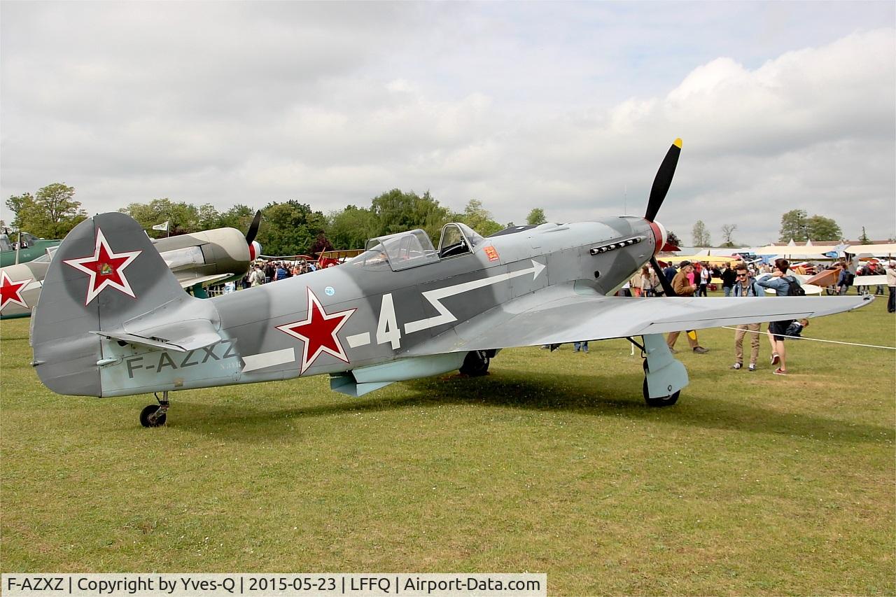 F-AZXZ, 1944 Yakovlev Yak-3UA Replica C/N Y337, Yakovlev YAK-3UA Replica, Static display, La Ferté-Alais Airfield (LFFQ) Air show 2015