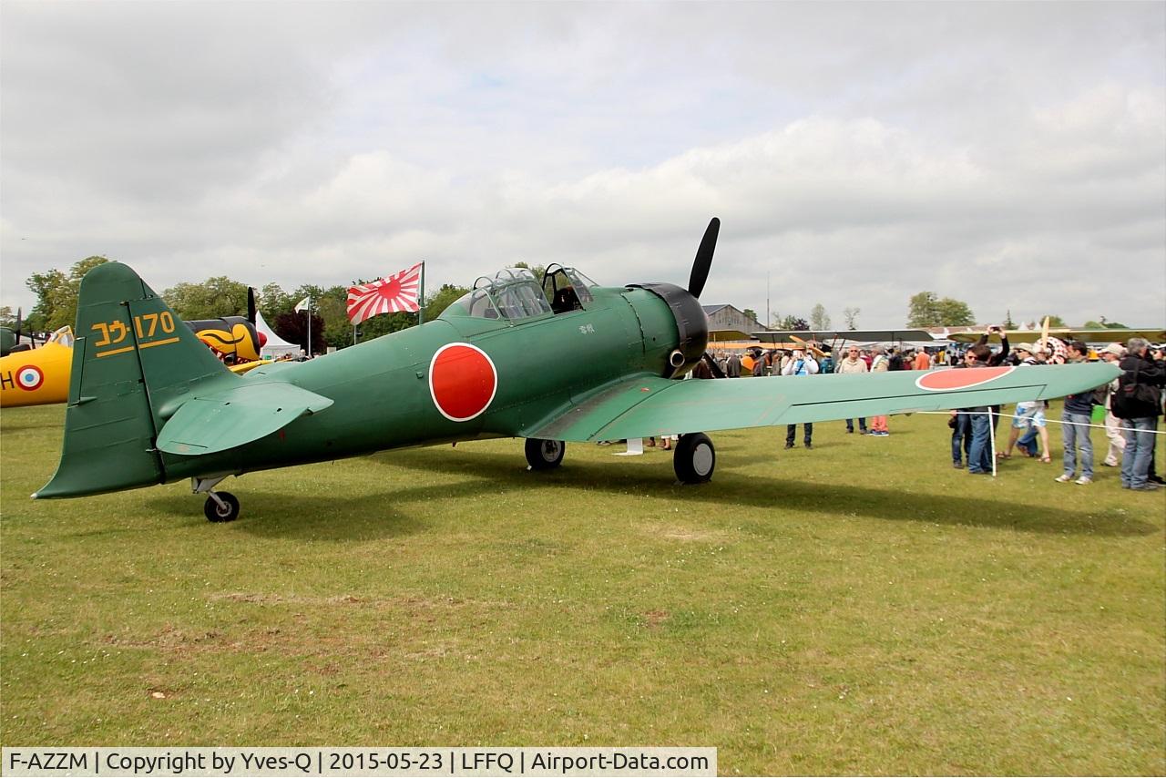 F-AZZM, 2000 North American AT-6B Texan C/N SA-32, North American AT-6B Texan, Static display, La Ferté-Alais airfield (LFFQ) Air show 2015