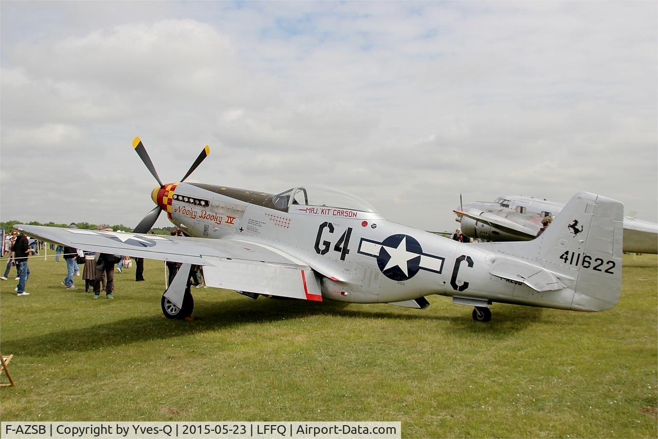 F-AZSB, 1944 North American P-51D Mustang C/N 122-40967, North American P-51D Mustang, Static display, La Ferté-Alais (LFFQ) Air show 2015