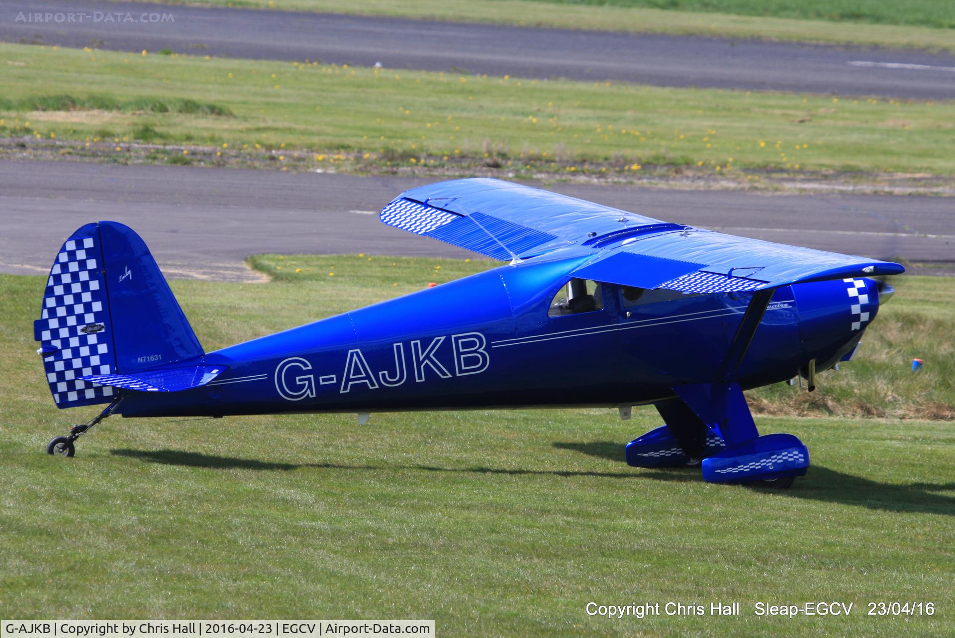 G-AJKB, 1946 Luscombe 8E Silvaire C/N 3058, at Sleap