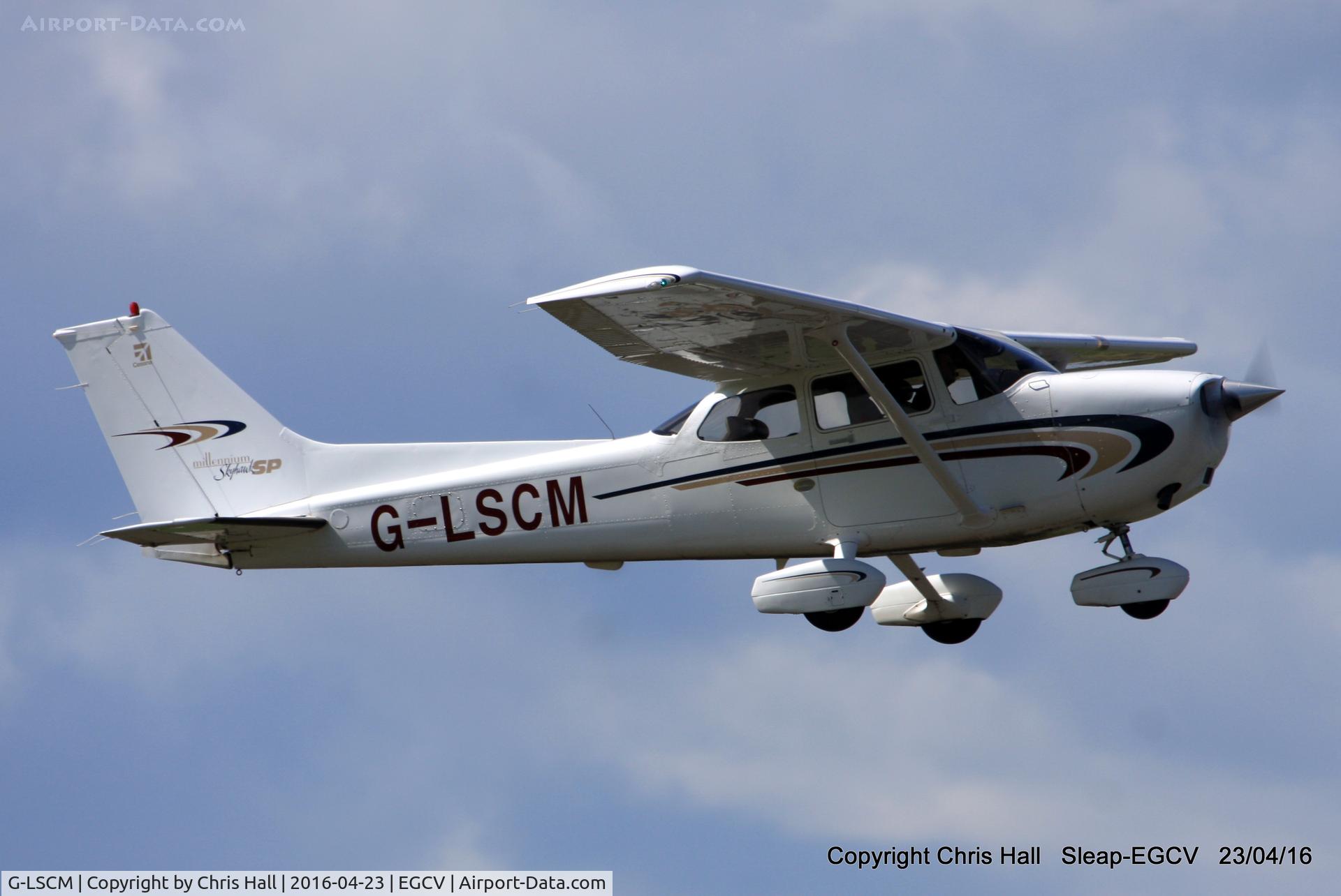 G-LSCM, 2000 Cessna 172S Skyhawk SP C/N 172S-8445, at Sleap
