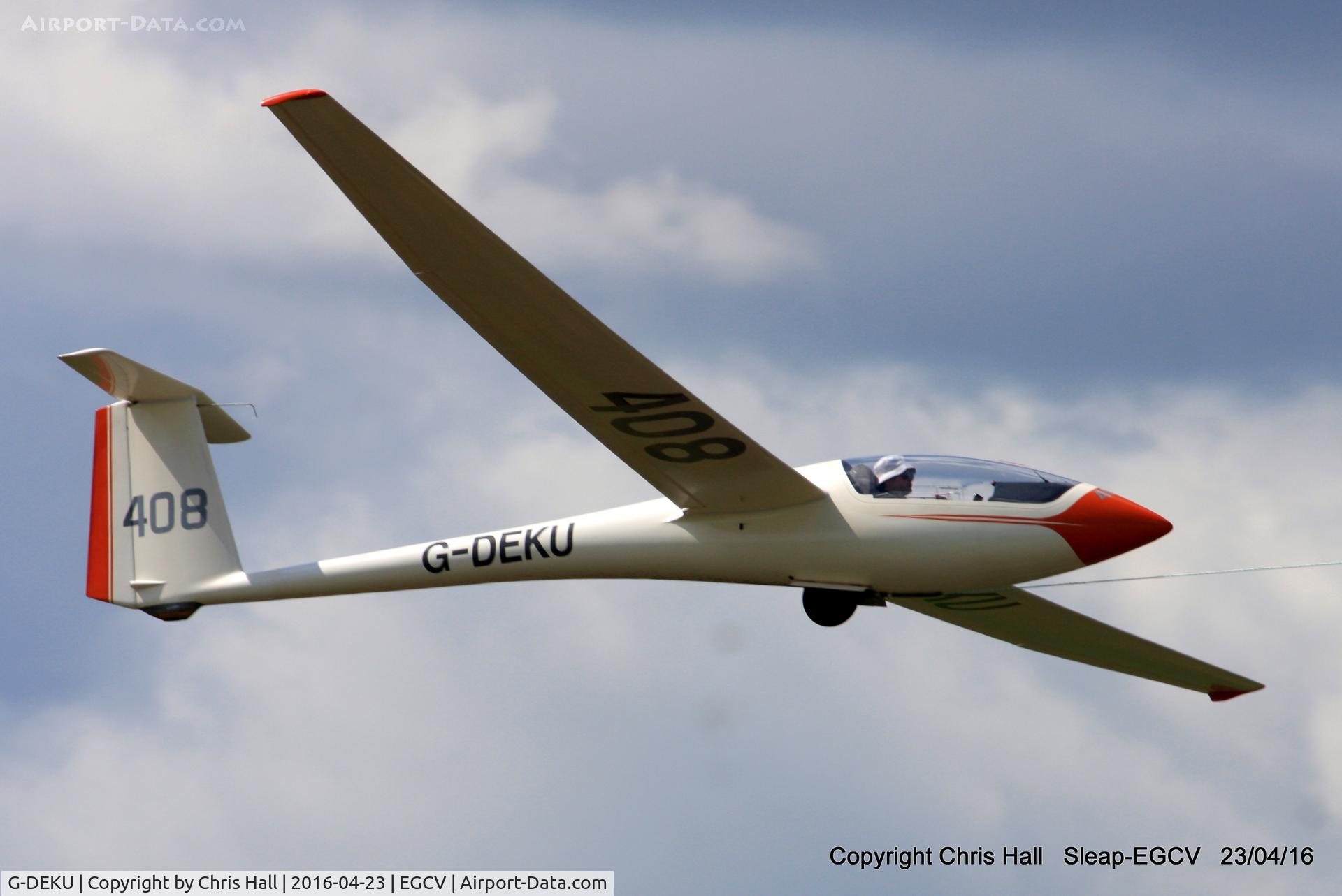 G-DEKU, 1980 Schleicher ASW 20 L C/N 20384, at Sleap