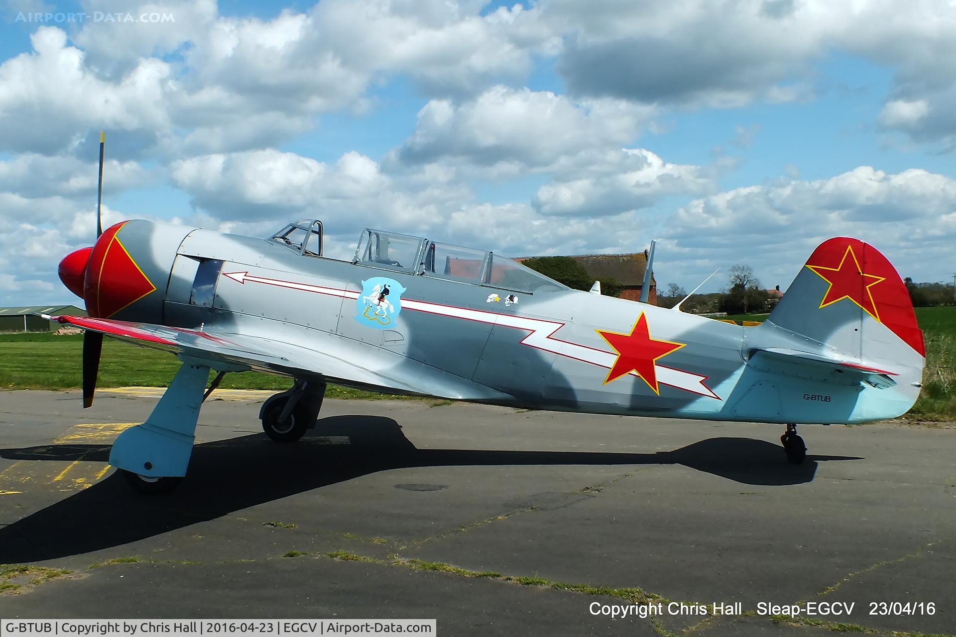 G-BTUB, 1956 Let C-11 (Yak-11) C/N 172623, at Sleap