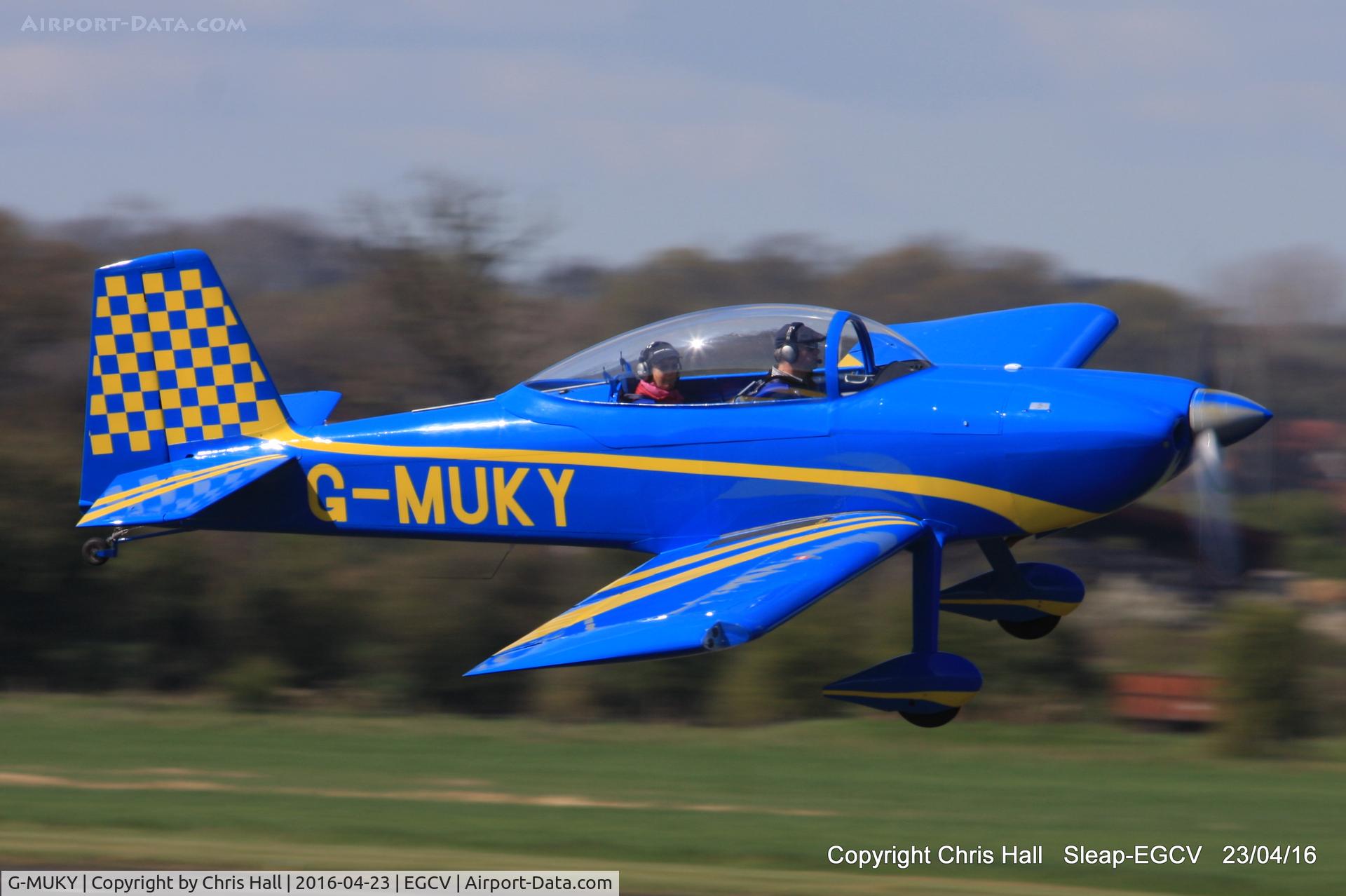 G-MUKY, 2010 Vans RV- 8 C/N LAA-303-14998, at Sleap