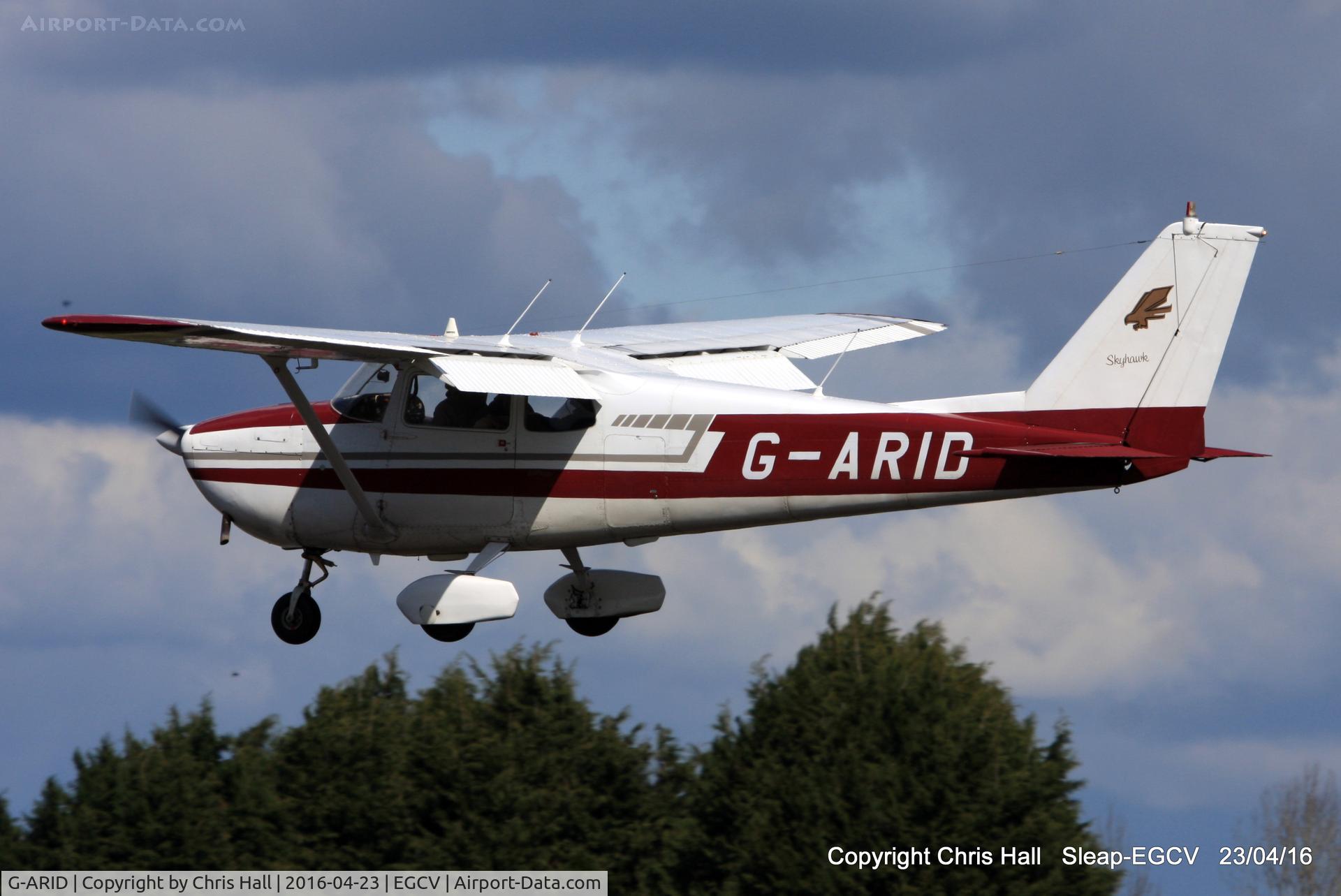 G-ARID, 1960 Cessna 172B C/N 17248209, at Sleap