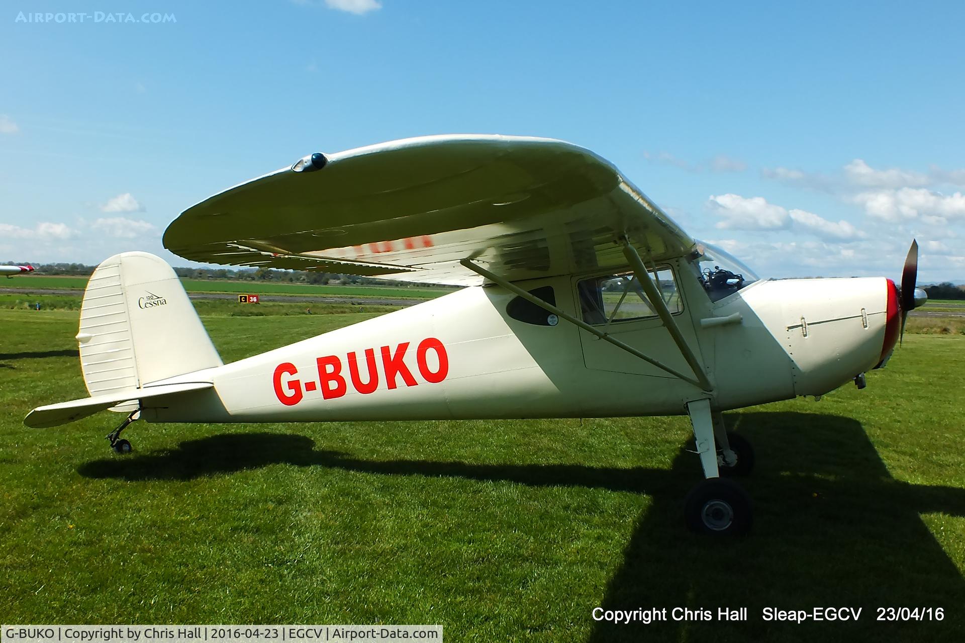 G-BUKO, 1947 Cessna 120 C/N 13089, at Sleap