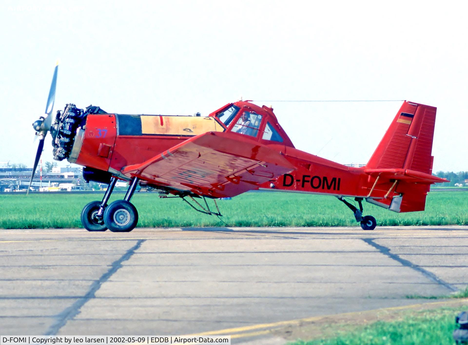 D-FOMI, 1989 PZL-Mielec M-18A Dromader C/N 1Z021-15, Berlin Air Show 9.5.02