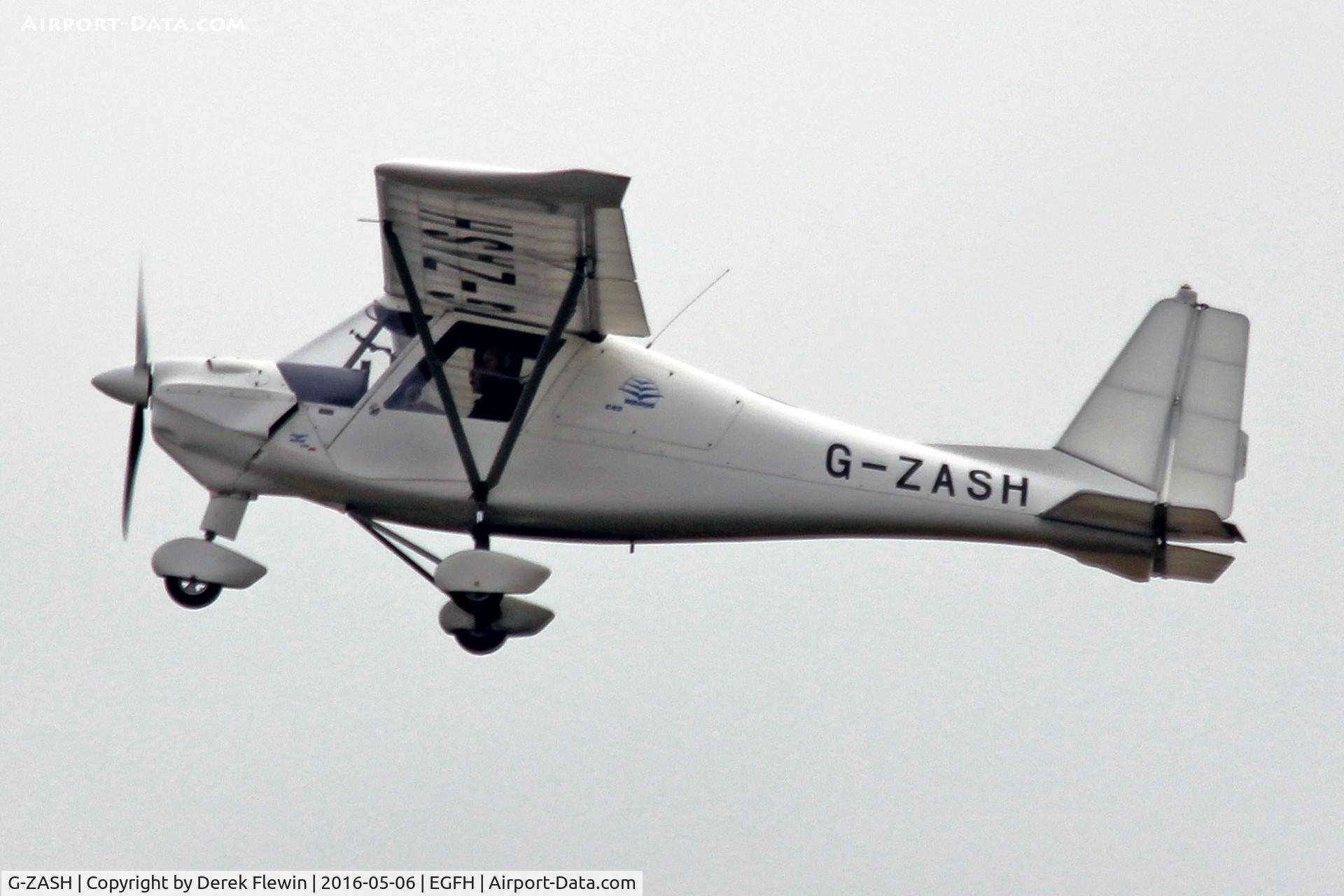 G-ZASH, 2013 Comco Ikarus C42 FB80 C/N 1304-7257, Ikarus, Gower Flight Centre, departing runway 10 on a local flight.