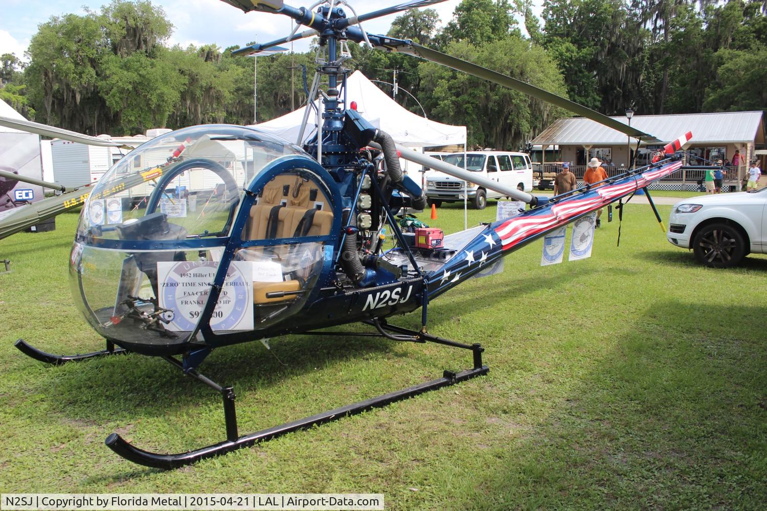 N2SJ, 1952 Hiller UH-12B C/N 443, Hiller UH-12B