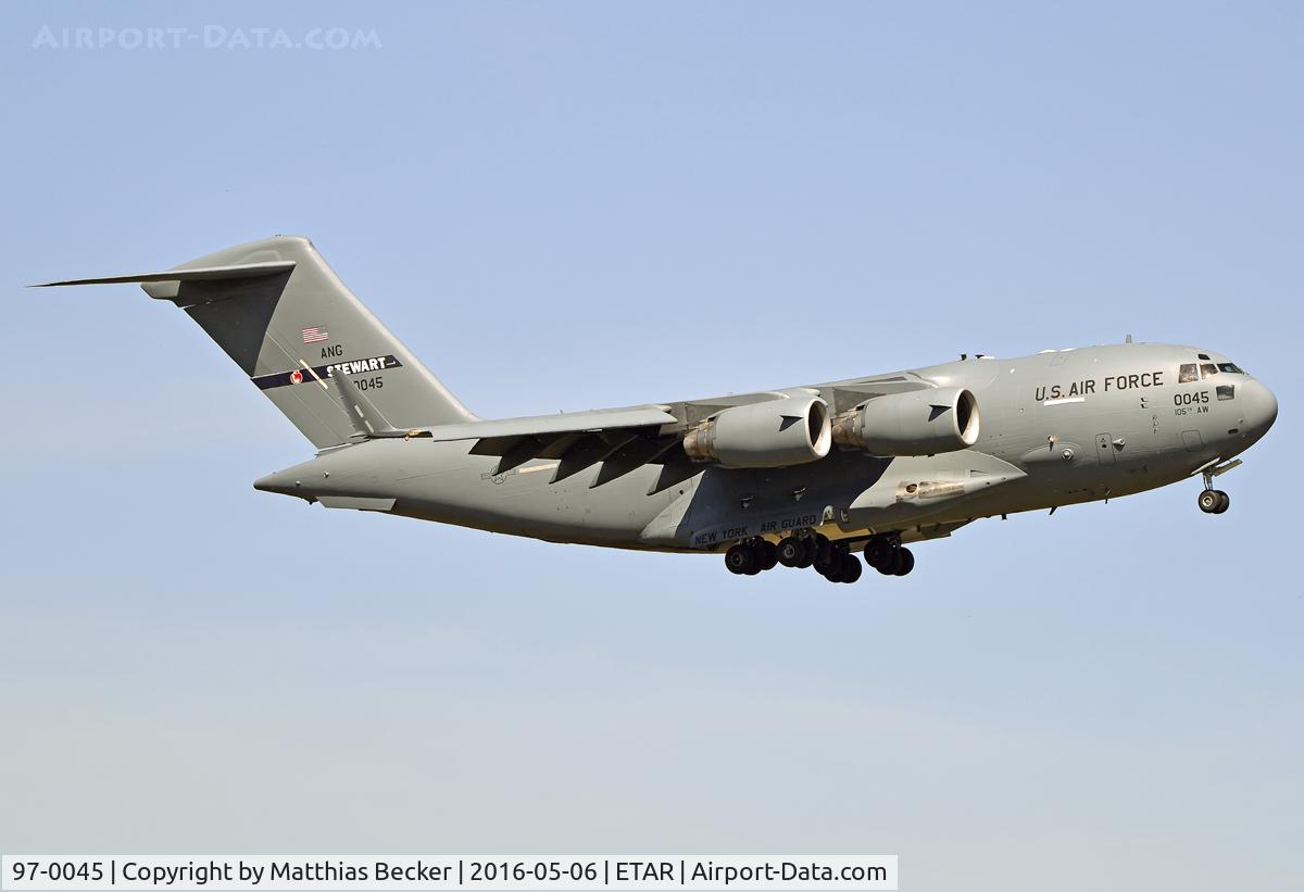 97-0045, 1997 Boeing C-17A Globemaster III C/N P-45, 97-0045