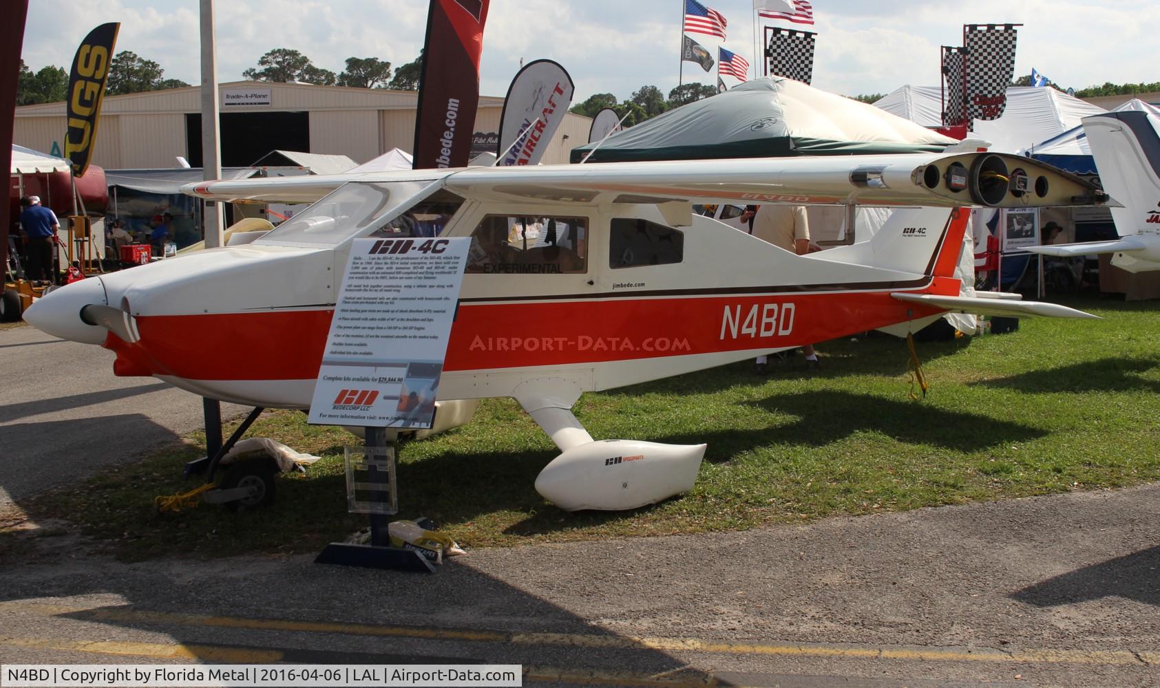 N4BD, 1975 Bede BD-4 C/N 800, Bede BD-4