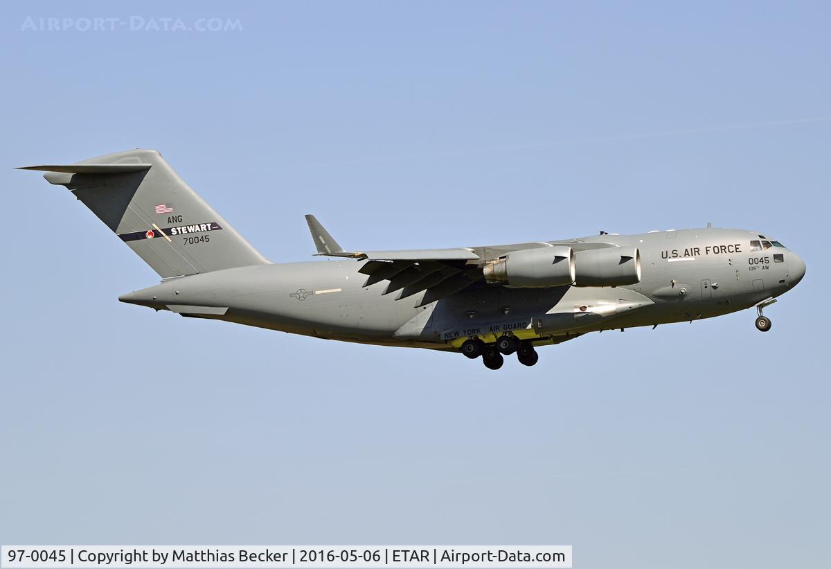97-0045, 1997 Boeing C-17A Globemaster III C/N P-45, 97-0045