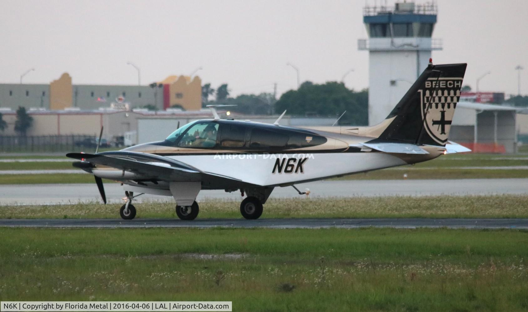 N6K, 1969 Beech 95-B55 (T42A) Baron C/N TC-1254, Beech 55