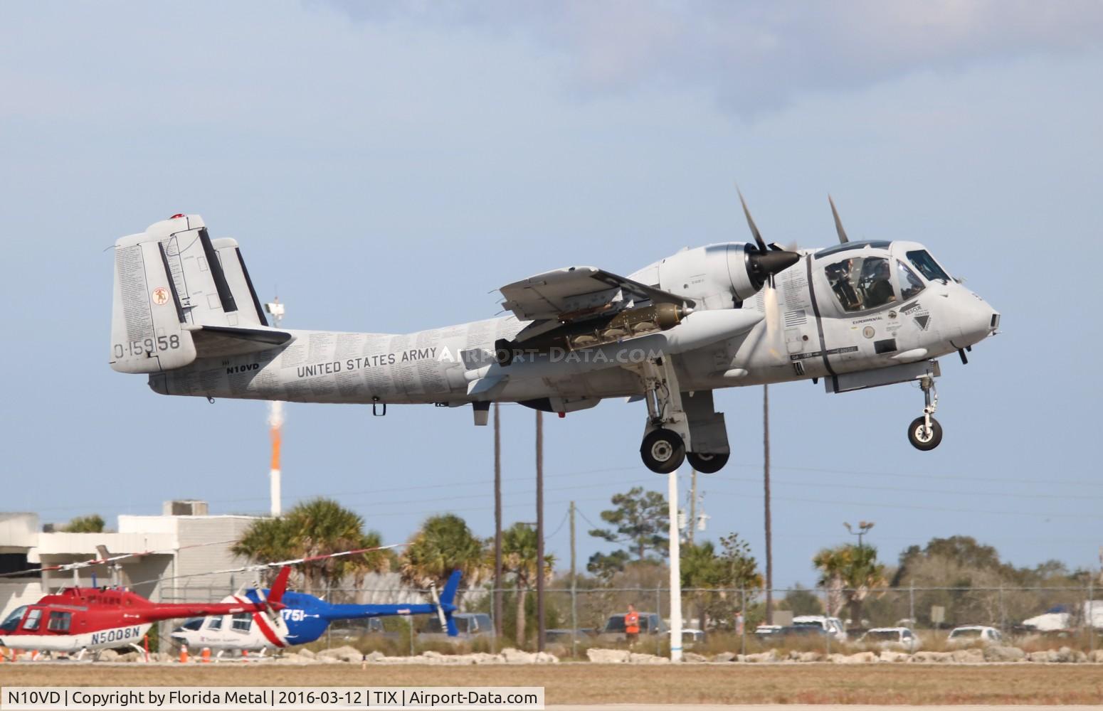 N10VD, 1968 Grumman OV-1D Mohawk C/N 162C, OV-1D