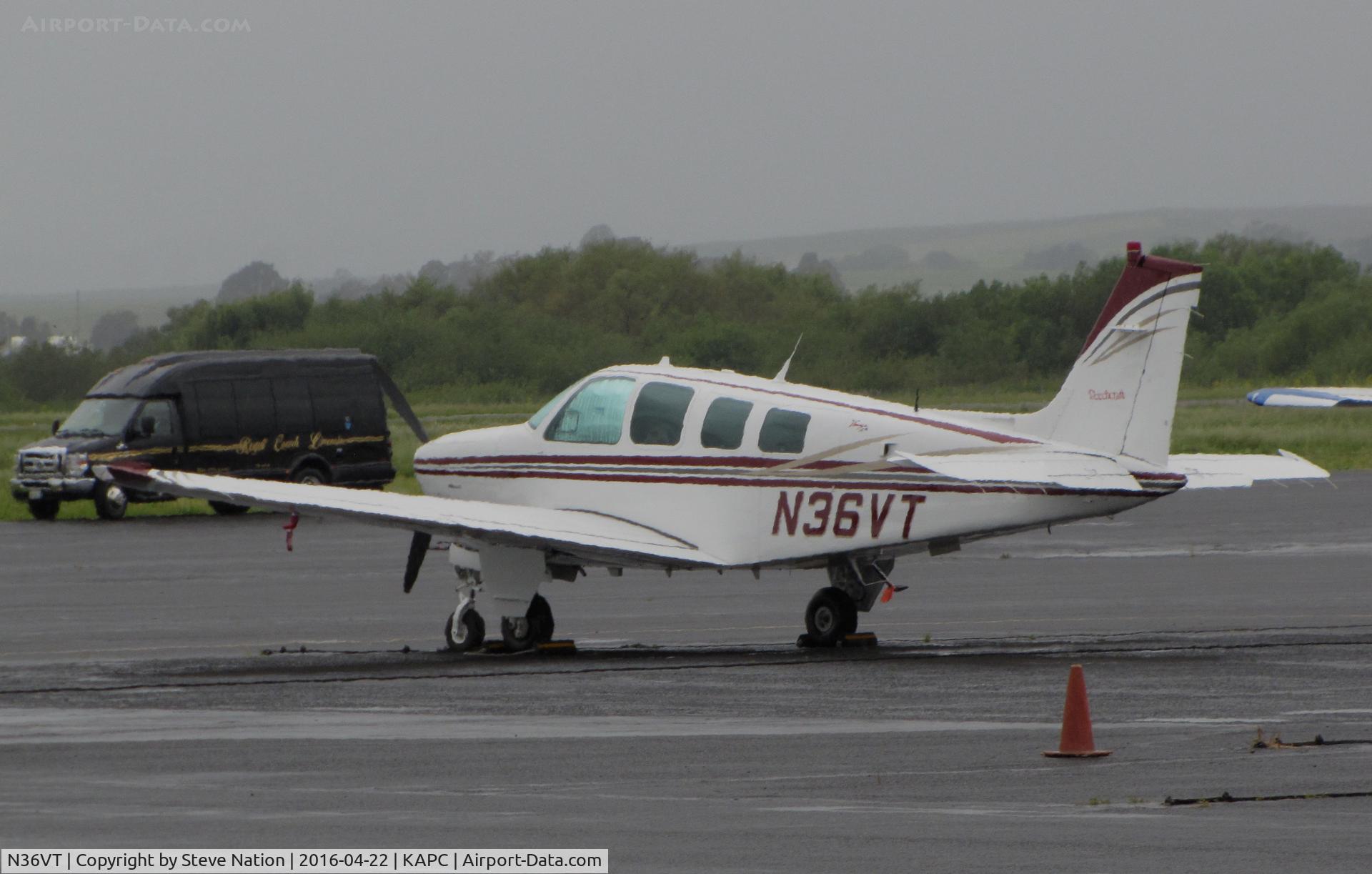 N36VT, 1993 Beech A36 Bonanza 36 C/N E-2806, Tucson, AZ-based 1993 Beech A36 Bonanza @ Napa County Airport, CA