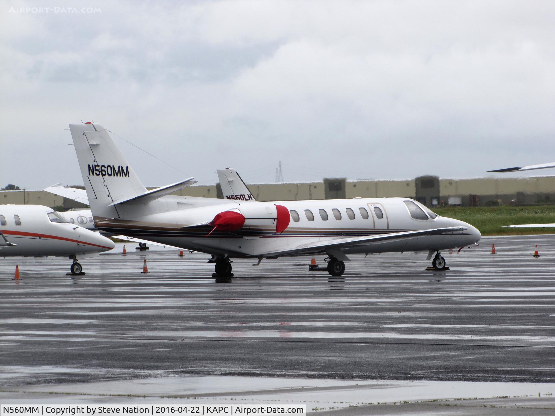 N560MM, 1993 Cessna 560 C/N 5600228, BPJ Aviation (Amarillo, TX) Cessna 560 Citation parked @ Napa County Airport, CA