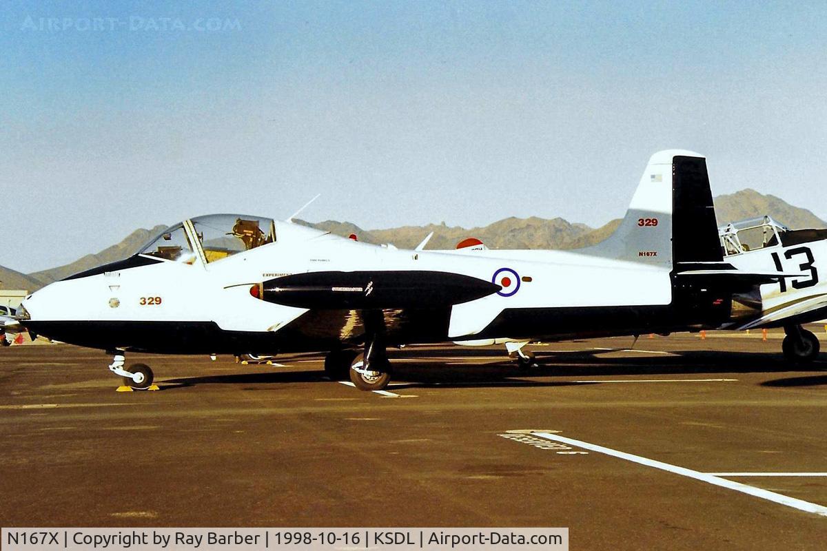 N167X, 1970 BAC 167 Strikemaster Mk.82 C/N EEP/JP/949, N167X   BAC Strikemaster Mk.82 [EEP/JP/949] Scottsdale~N 16/10/1998
