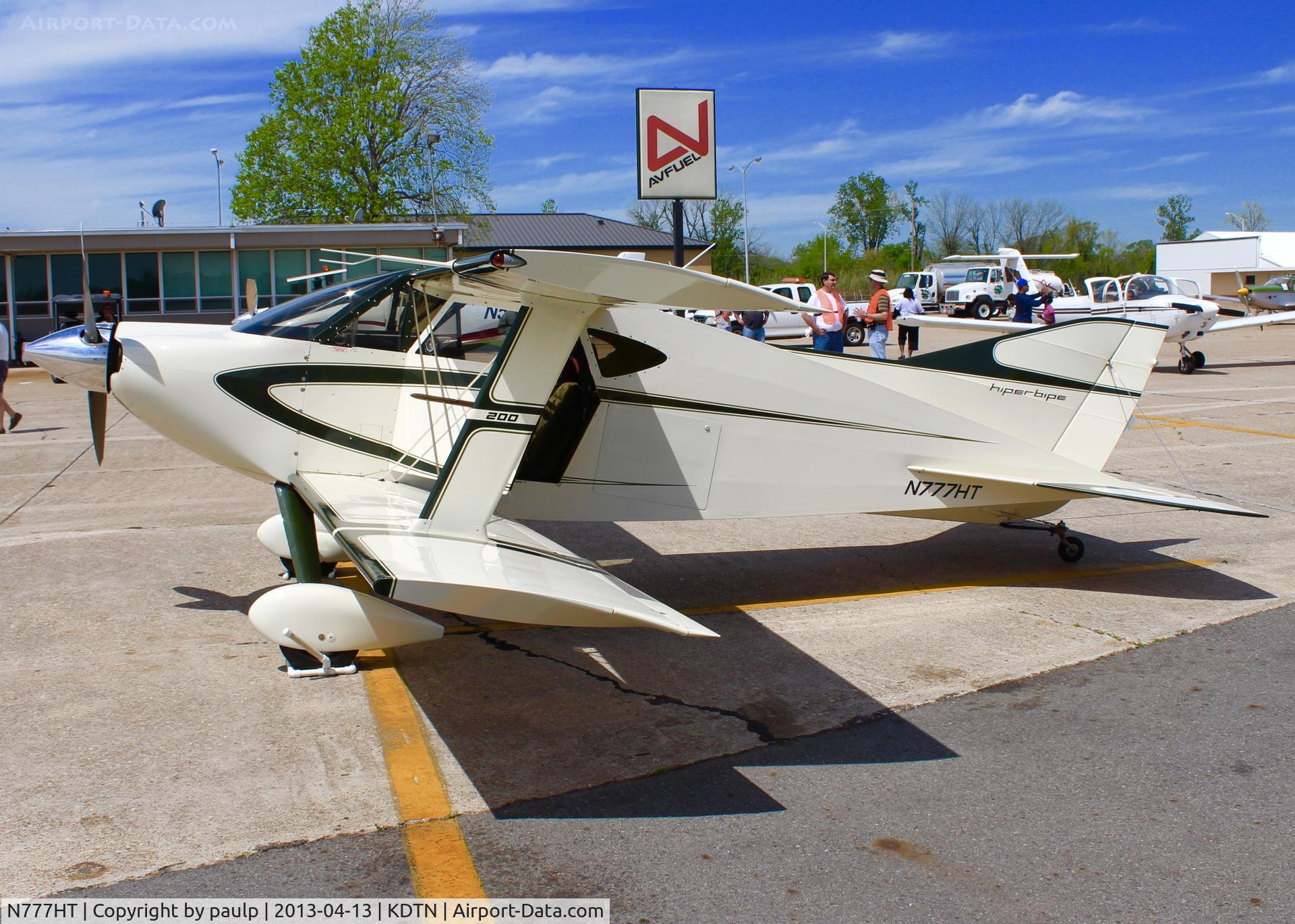 N777HT, Sorrell SNS-7 Hiperbipe C/N 251, At Downtown Shreveport.