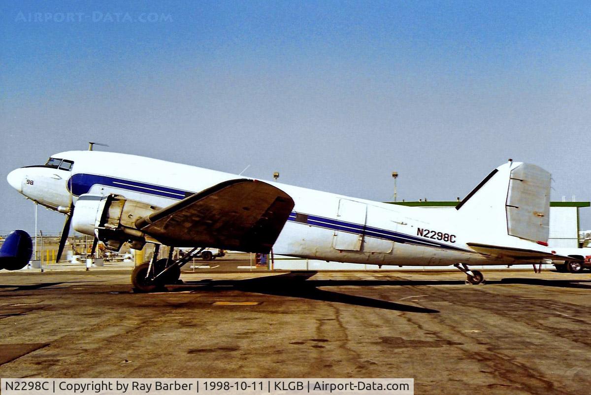 N2298C, Douglas DC3C 1830-94 C/N 33201, Douglas DC-3R4D-6Z [16453/33201] (Catalina Flying Boats) Long Beach~N 11/10/1998