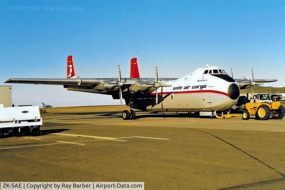 ZK-SAE, 1965 Armstrong Whitworth AW650 Argosy 222 C/N 6802, Armstrong-Whitworth Argosy 222 [6802] (Safe Air Cargo) (Place & Date unknown)~NZ