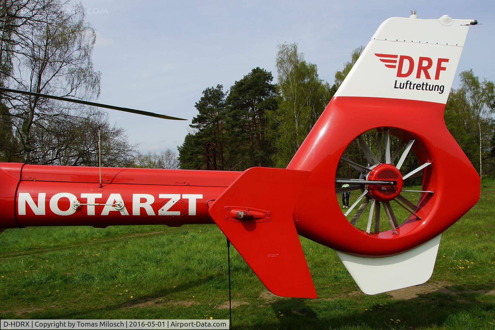 D-HDRX, 2010 Eurocopter EC-135P-2+ C/N 0881, This Bad Saarow based helicopter took an emergency doctor (= Notarzt) to Neuenhagen near Berlin, Germany
