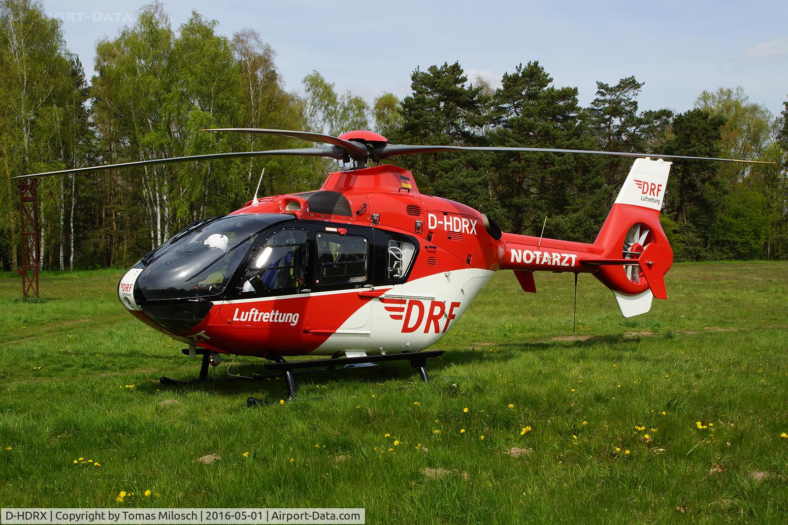 D-HDRX, 2010 Eurocopter EC-135P-2+ C/N 0881, Emergency flight to Neuenhagen near Berlin, Germany