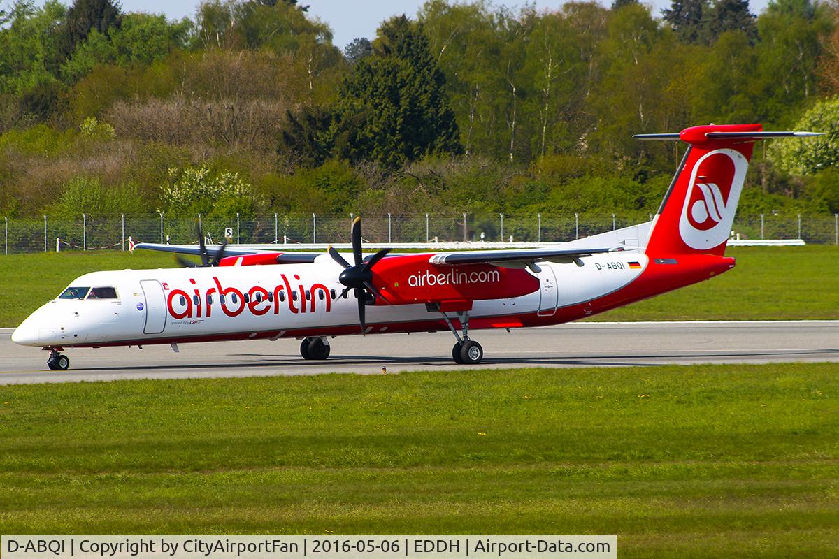 D-ABQI, 2009 De Havilland Canada DHC-8-402Q Dash 8 C/N 4264, Air Berlin (BER/AB)