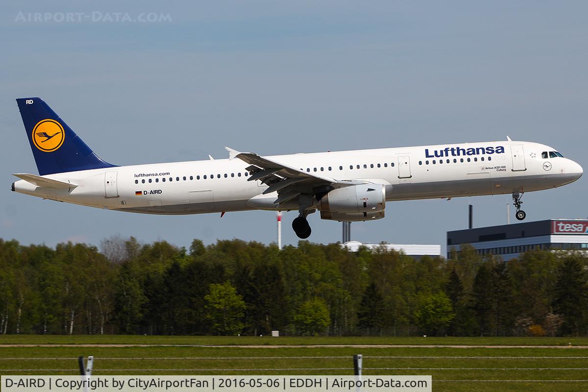 D-AIRD, 1994 Airbus A321-131 C/N 0474, Lufthansa (DLH/LH)