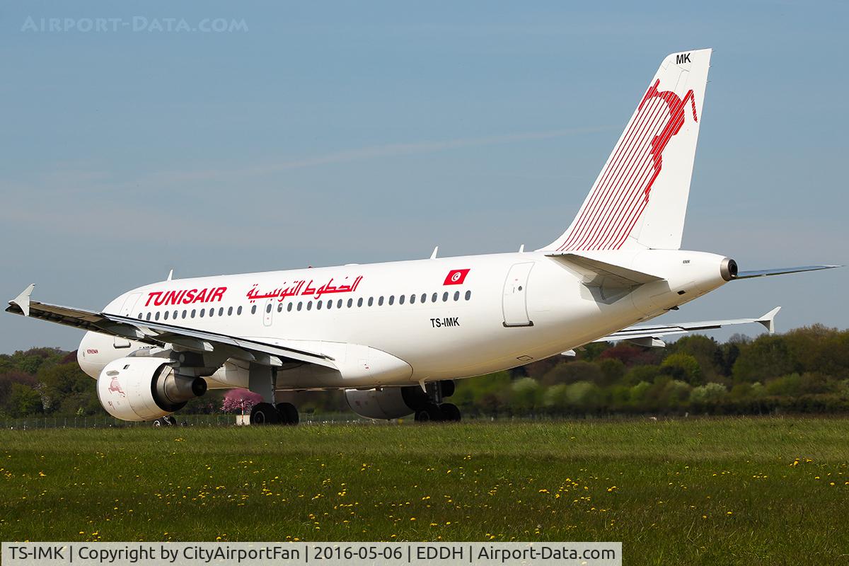 TS-IMK, 1998 Airbus A319-114 C/N 880, Tunisair (TAR/TU)