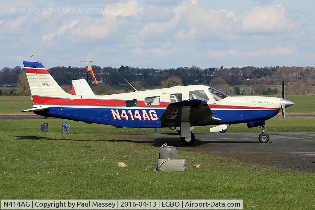 N414AG, 2000 Piper PA-32R-301T Turbo Saratoga C/N 3257184, Visitor to Wolverhampton (Halfpenny Green).