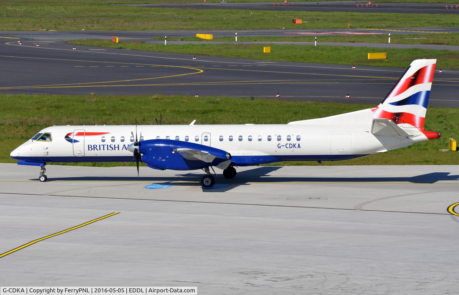 G-CDKA, 1993 Saab 2000 C/N 2000-006, BA Saab 2000 from LCY