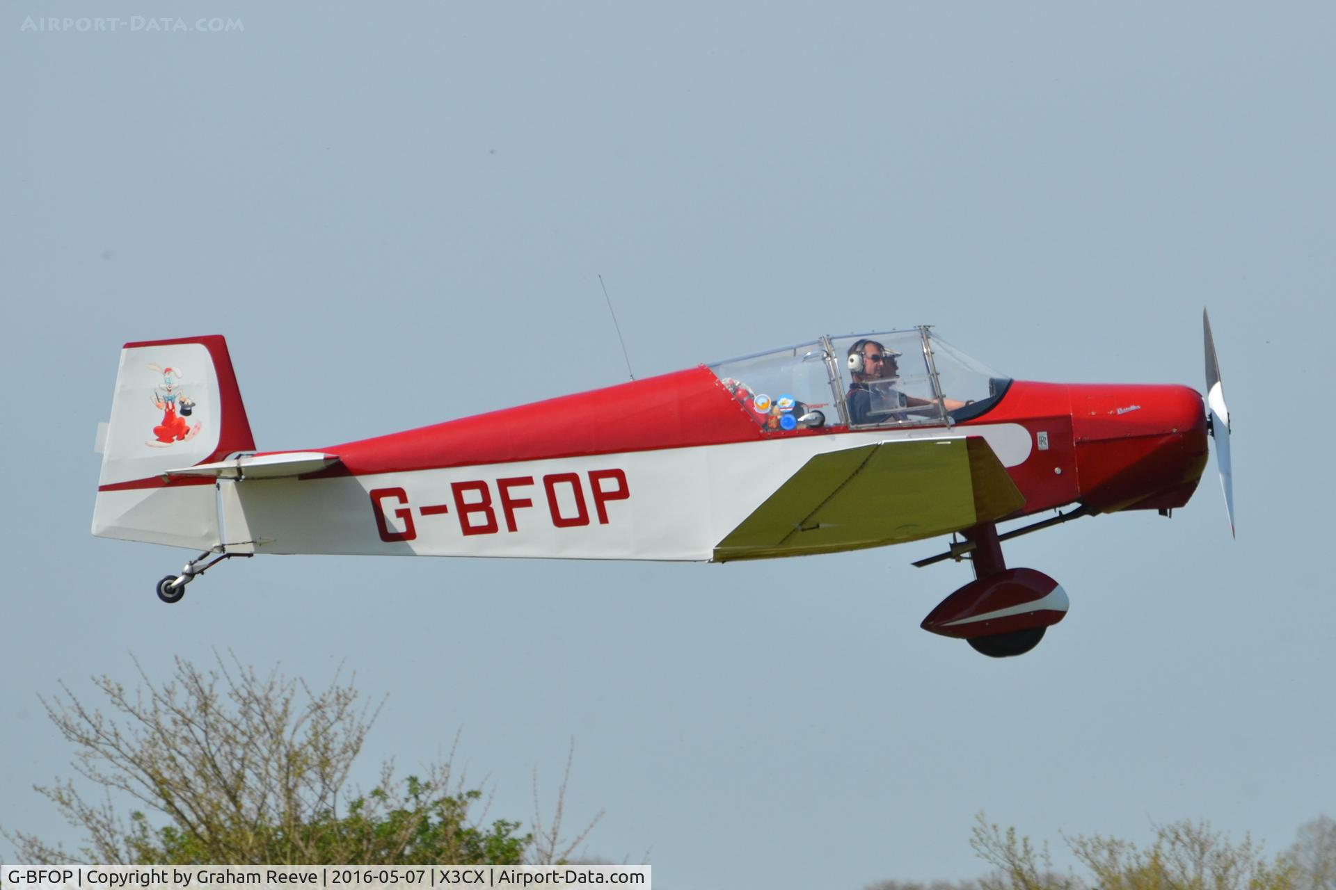 G-BFOP, 1957 Jodel (Wassmer) D-120 Paris-Nice C/N 32, Landing at Northrepps.