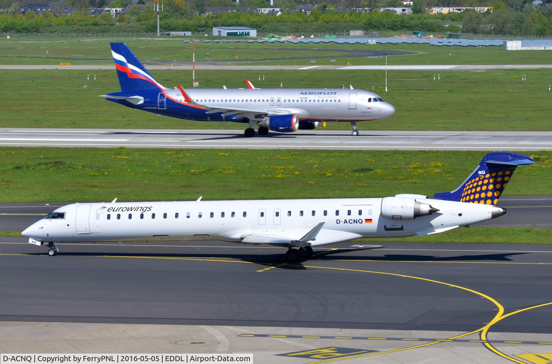 D-ACNQ, 2010 Bombardier CRJ-900LR (CL-600-2D24) C/N 15260, Eurowing CL900 taxxing for departure.