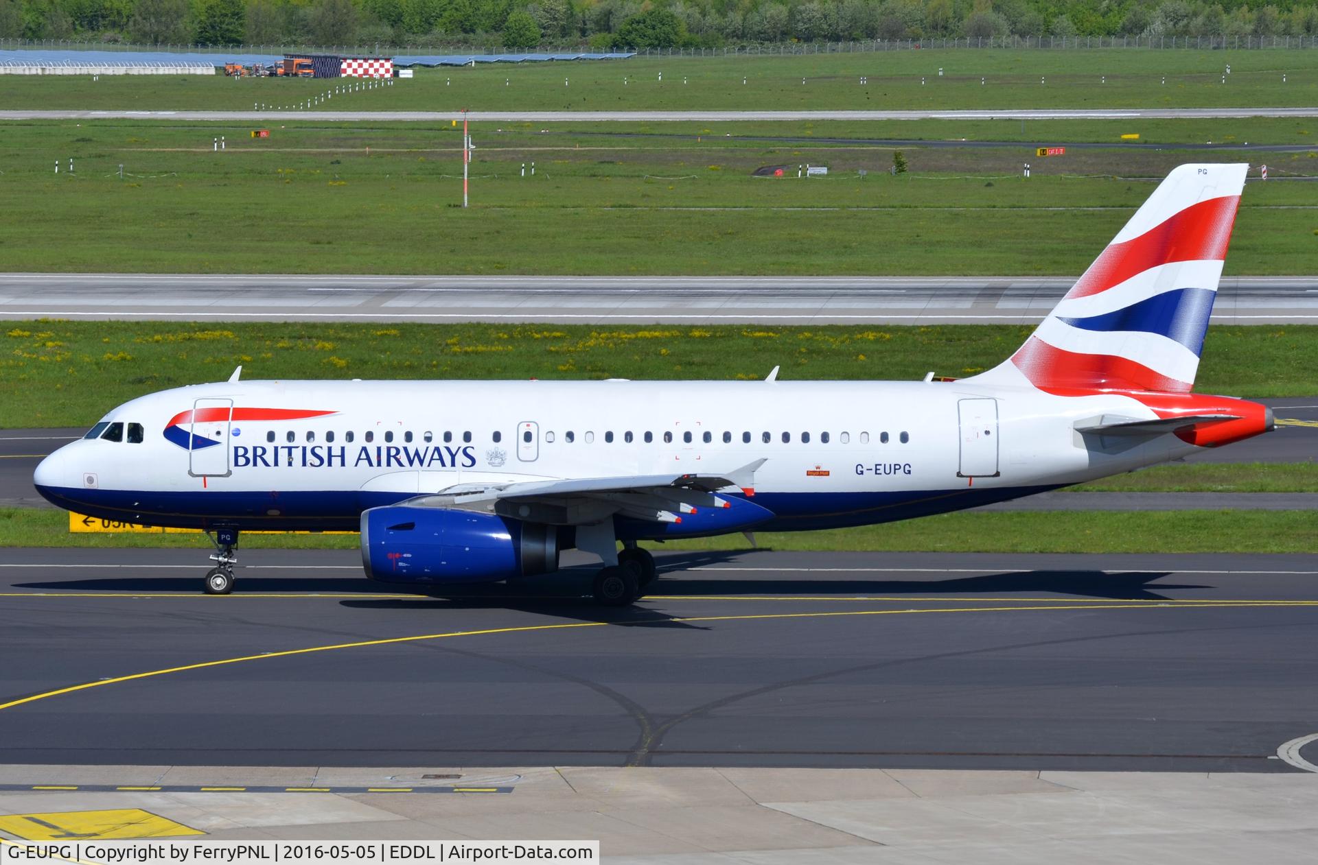 G-EUPG, 2000 Airbus A319-131 C/N 1222, BA A319 in DUS